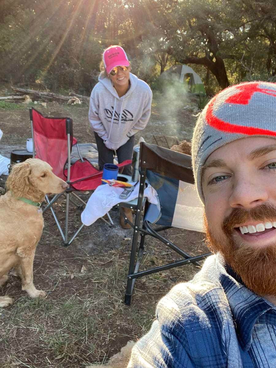 John C.'s photo of camping with pets at Camp Twisted Oaks near Kyle, TX