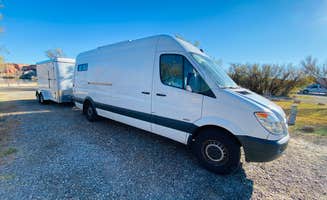 Holly M.'s photo of rv camping at Lea Lake Campground — Bottomless Lakes State Park near Roswell, NM