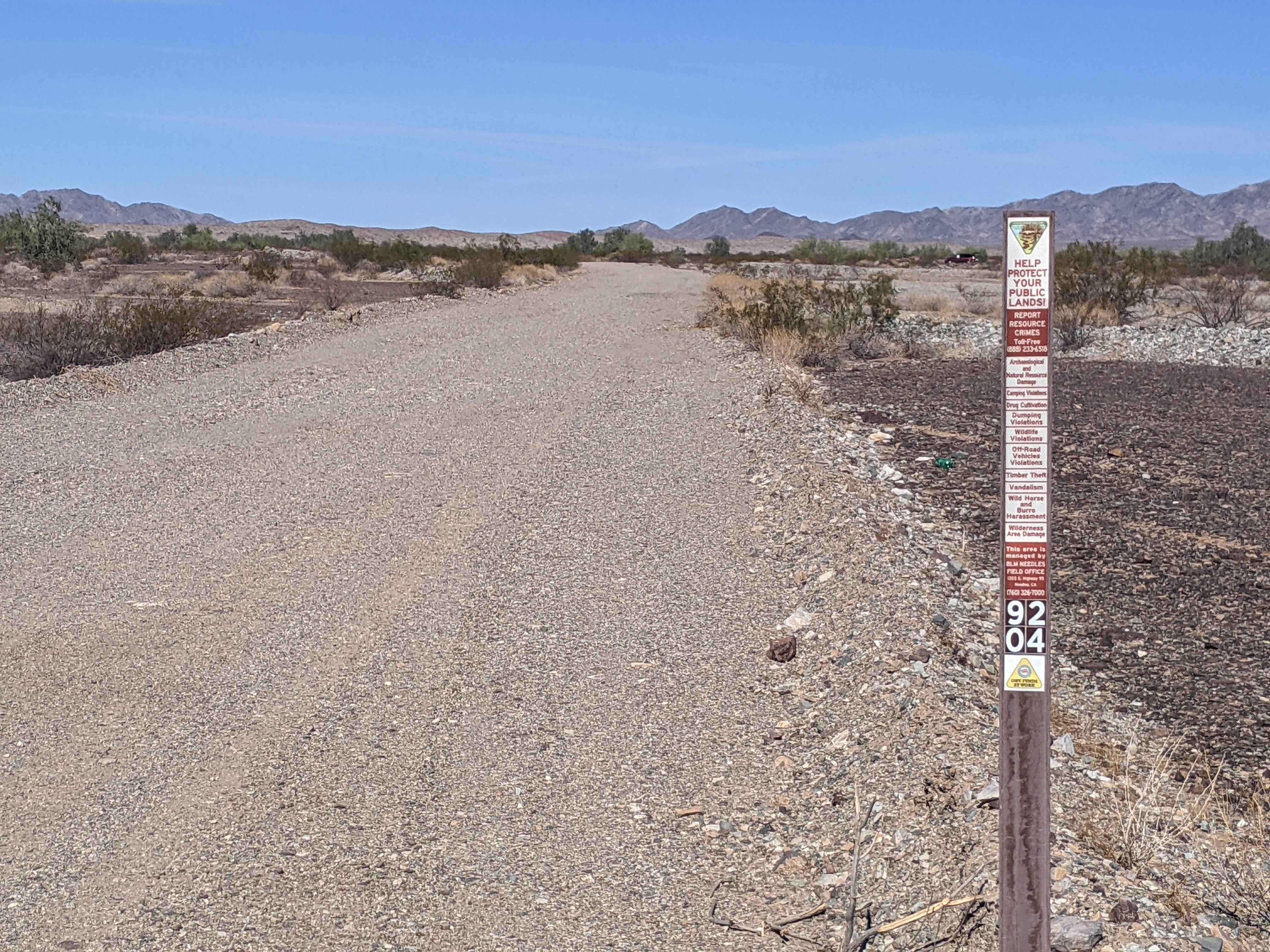 Camper submitted image from BLM dispersed camping spur at MP 133.8 - 2