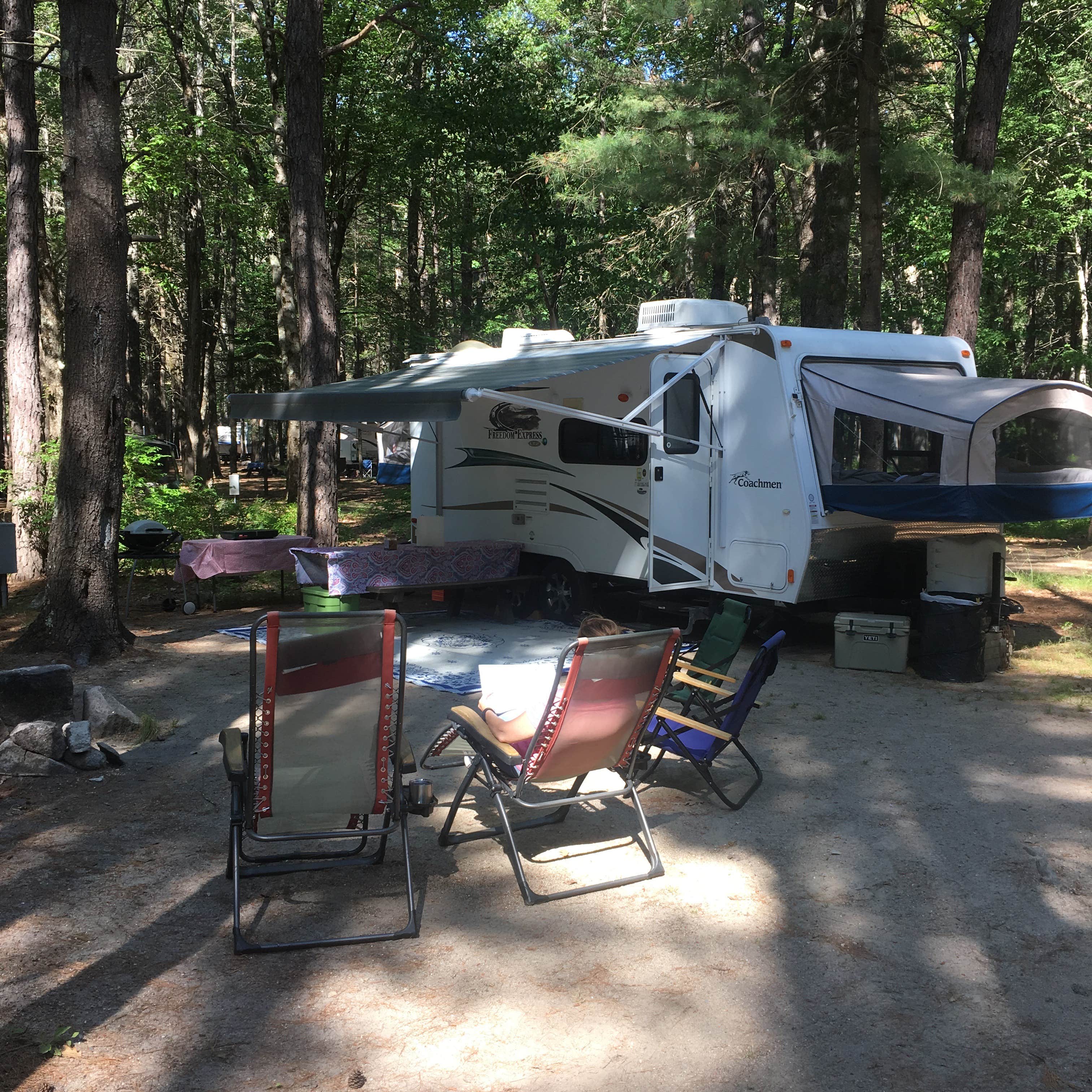 Gary G.'s photo of rv camping at Sebago Lake State Park Campground near Jay, ME