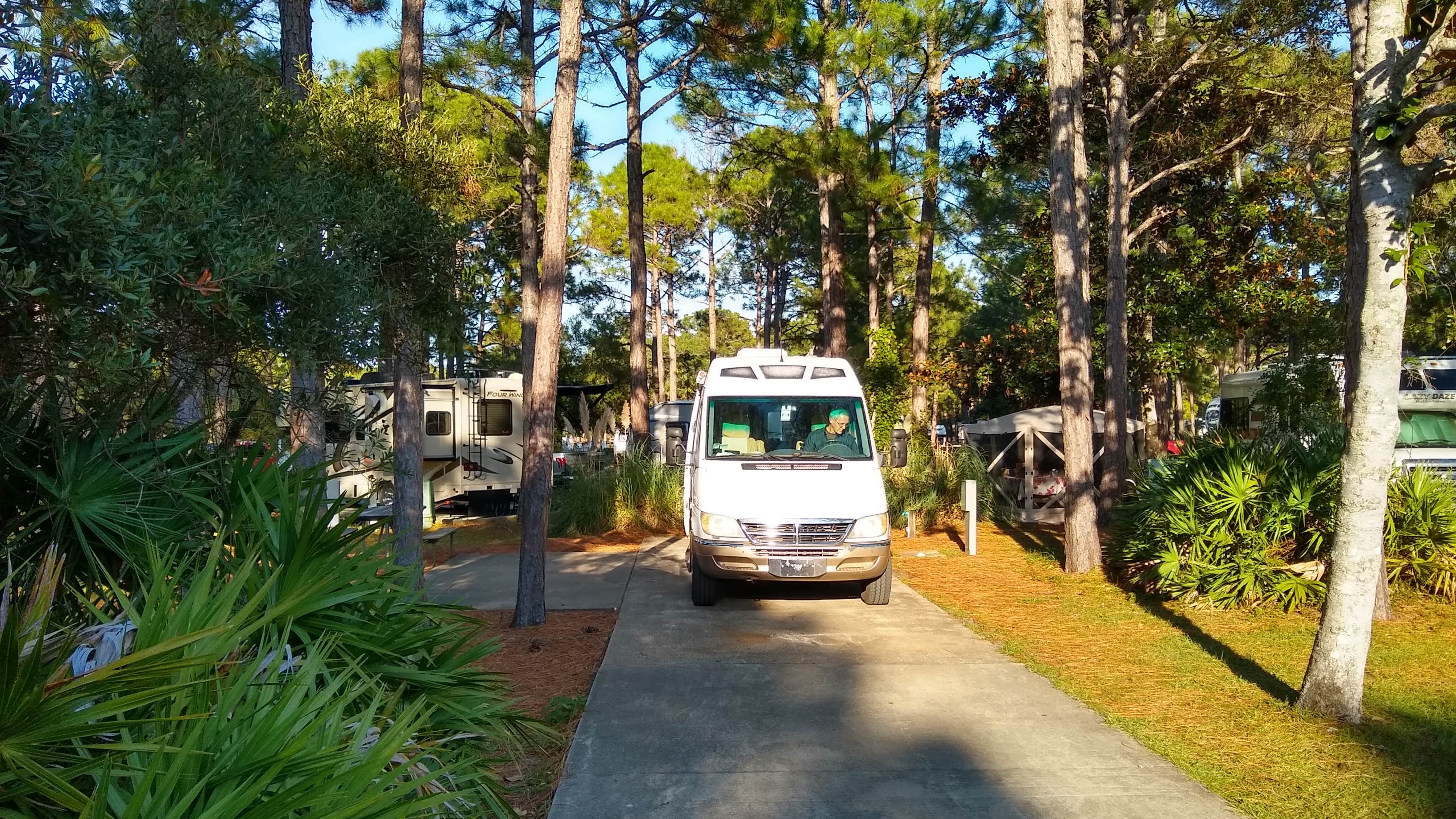 Glenda's photo of rv camping at Topsail Hill Preserve State Park Campground near Silver Springs, FL