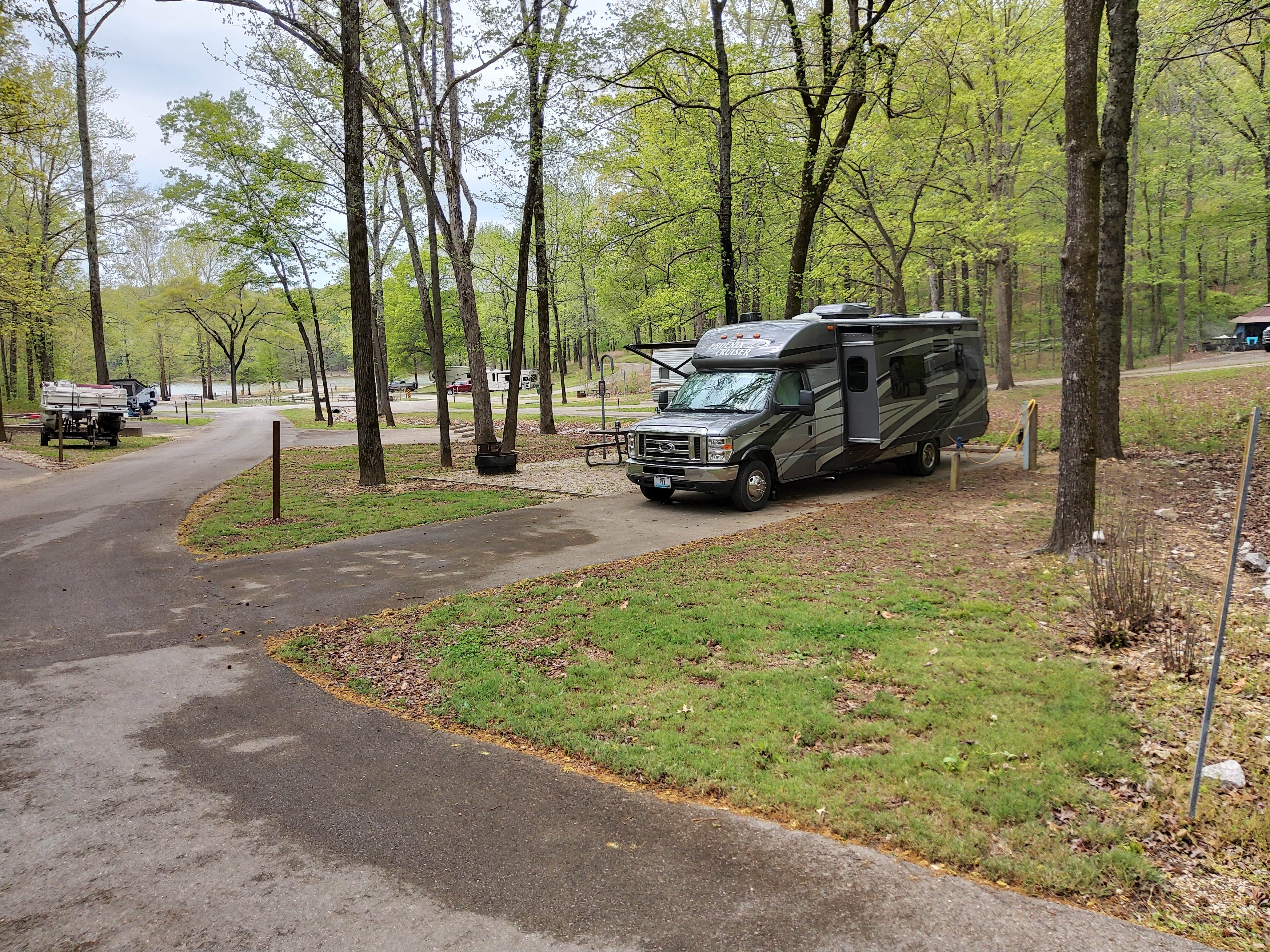 Gary P.'s photo of rv camping at Peoples Creek - Lake Wappapello near Ellington, MO