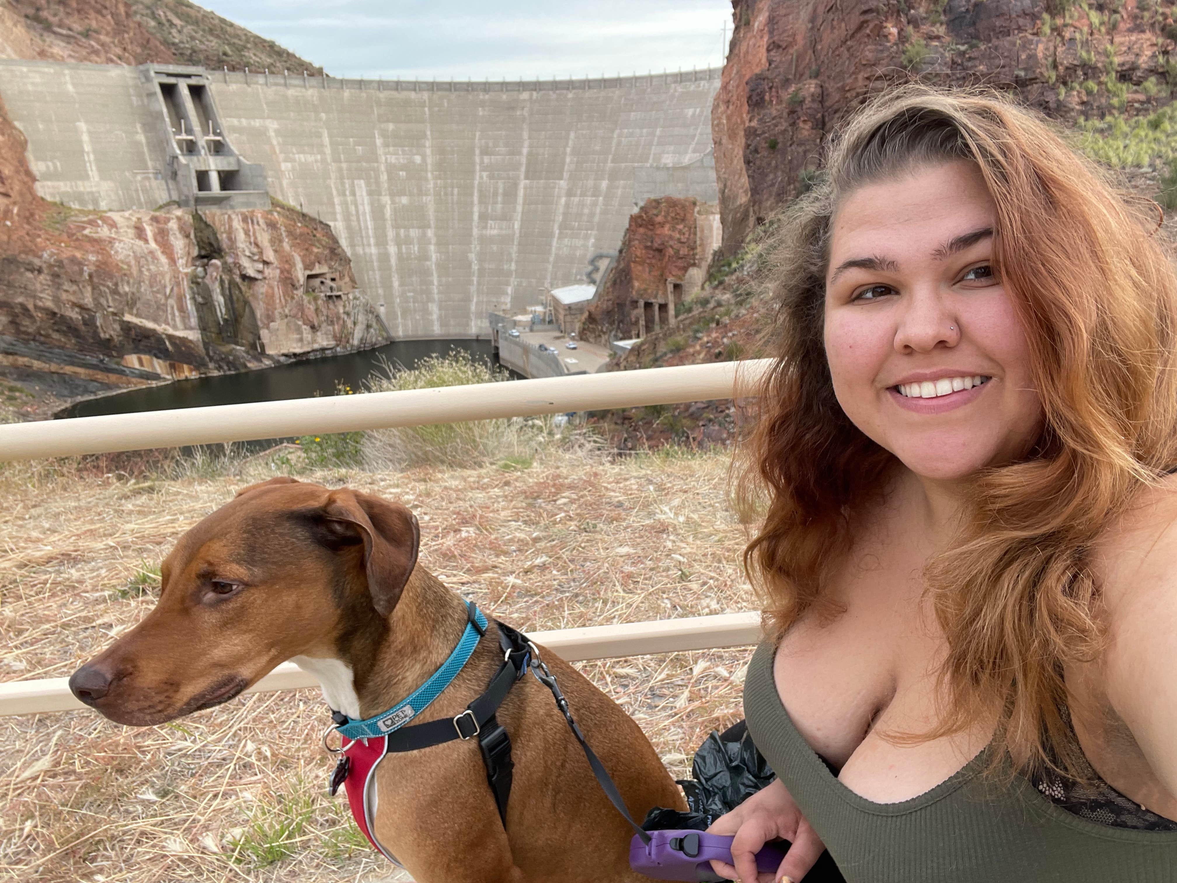 Taleah U.'s photo of camping with pets at Burnt Corral Campground near Superstition Mtn, AZ