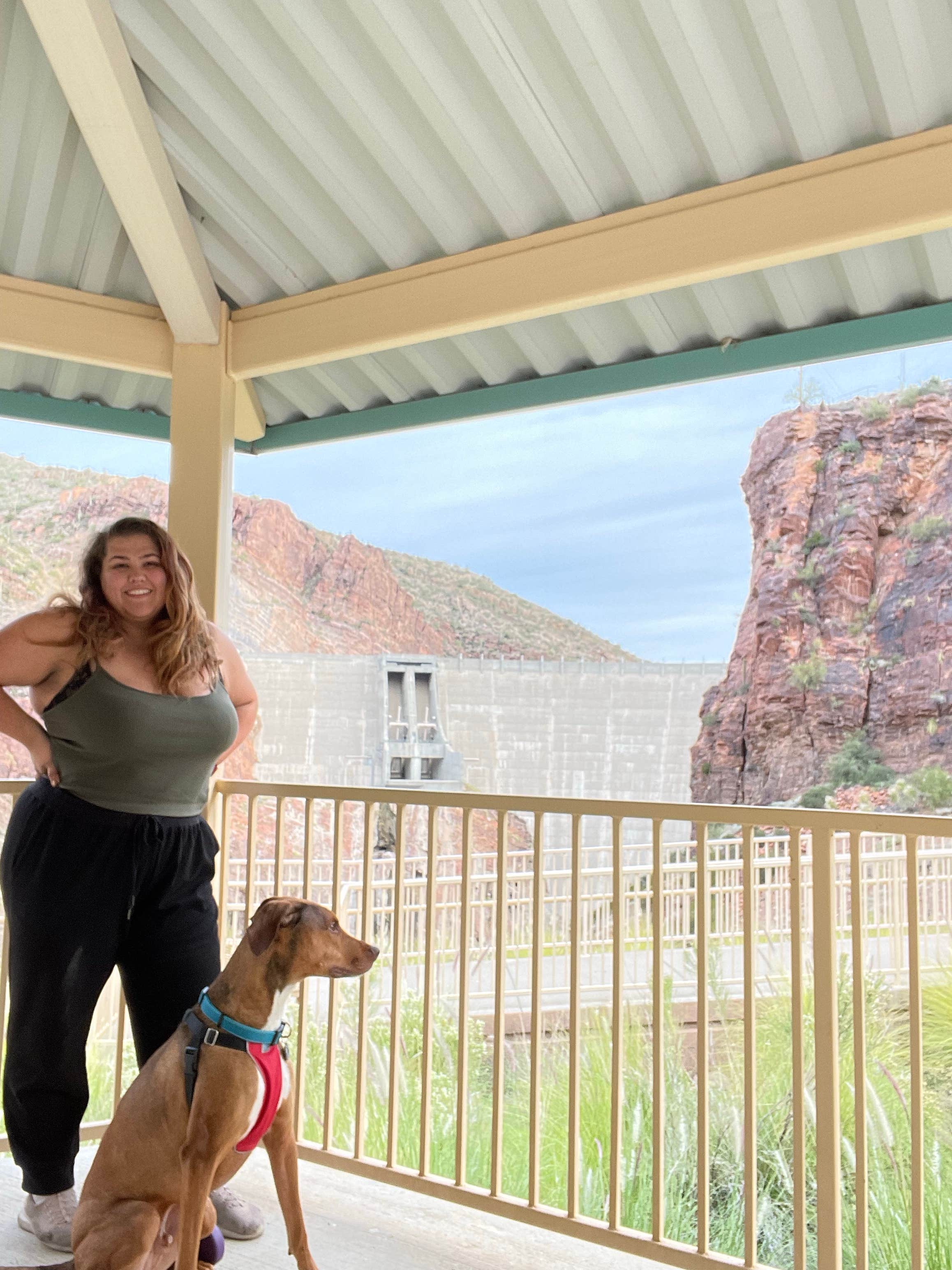 Taleah U.'s photo of camping with pets at Burnt Corral Campground near Globe, AZ