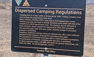 Camping near BLM Earp- Parker to Needles Wagon Road Dispersed: BLM mp 138.0 South spur dispersed, Earp, California