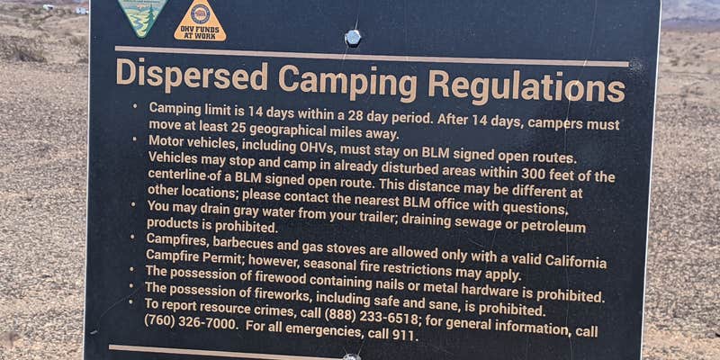 Camper submitted image from BLM mp 138.0 South spur dispersed