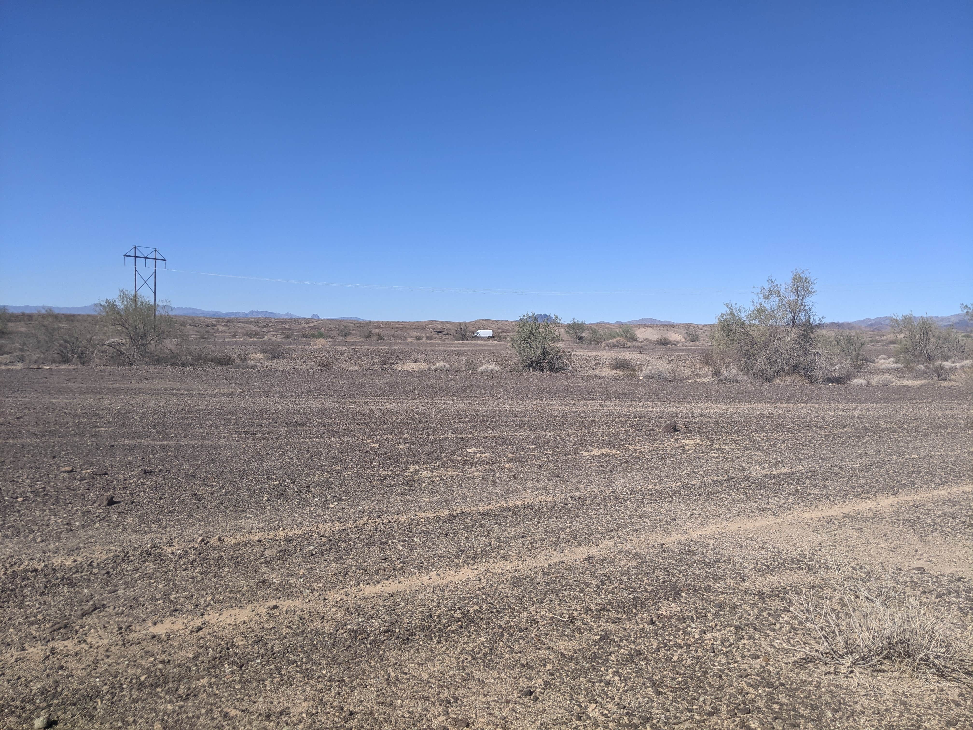 Camper-submitted photo at BLM mp 138.0 South spur dispersed near Earp, CA