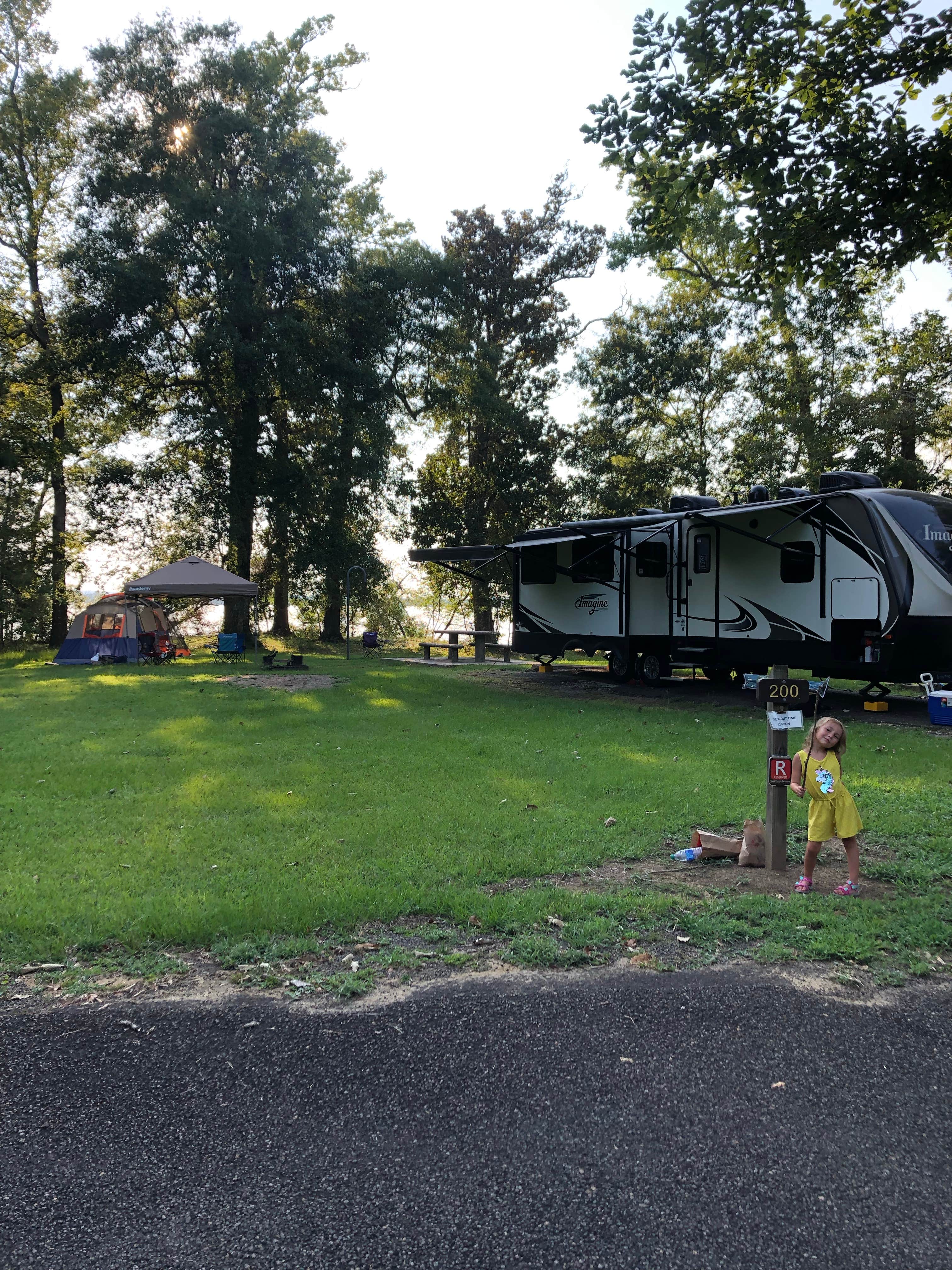 Amanda C.'s photo of rv camping at Martin Dies, Jr. State Park Campground near Village Mills, TX