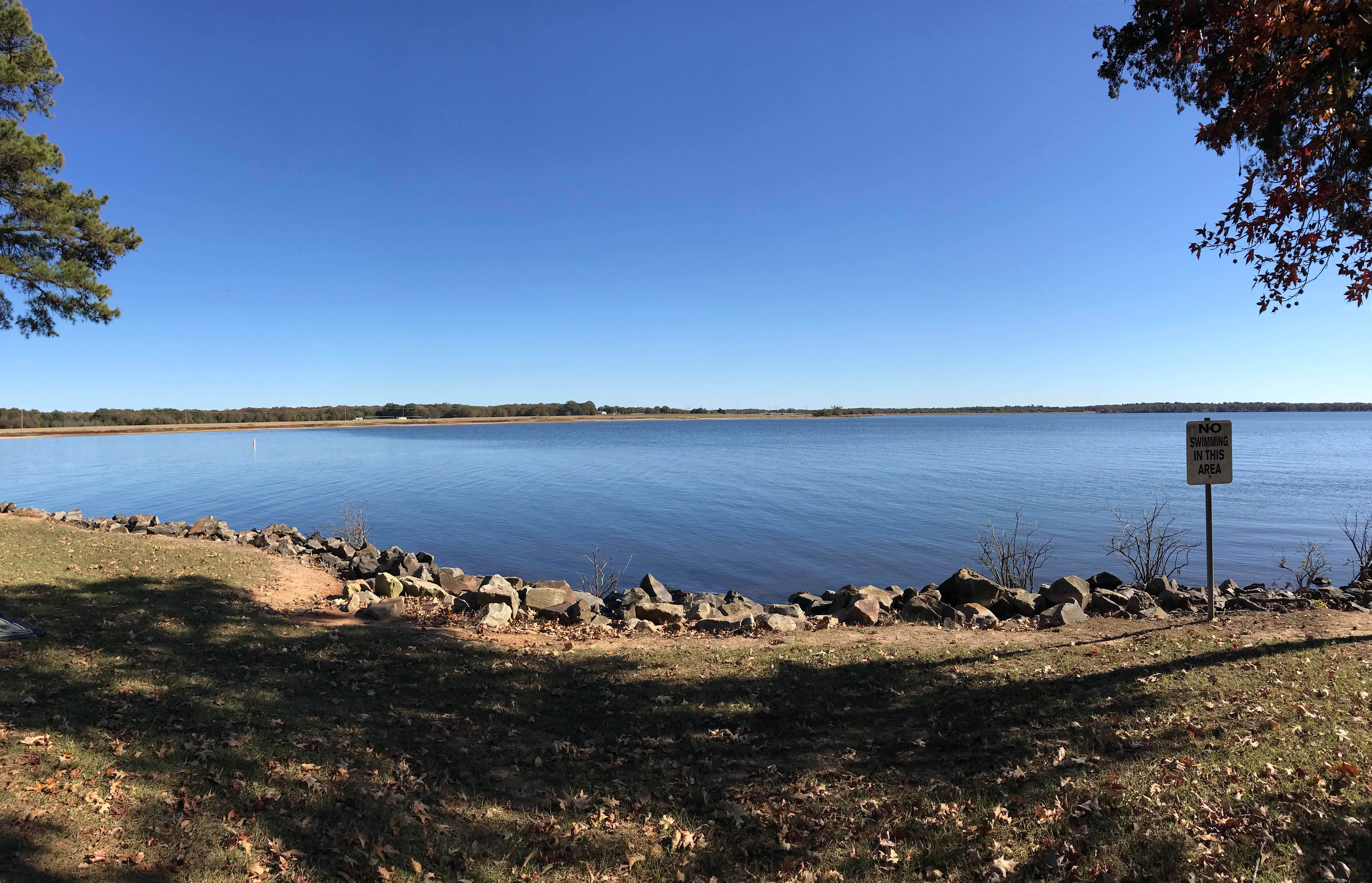 Dave G.'s photo of a dispersed camping area at Public Ramp 1 Titus County Freshwater Supply District near Lake O' The Pines
