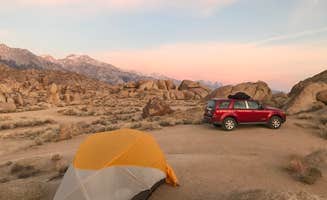 Jennifer D.'s photo of a dispersed camping area at Alabama Hills Recreation Area near Keeler, CA