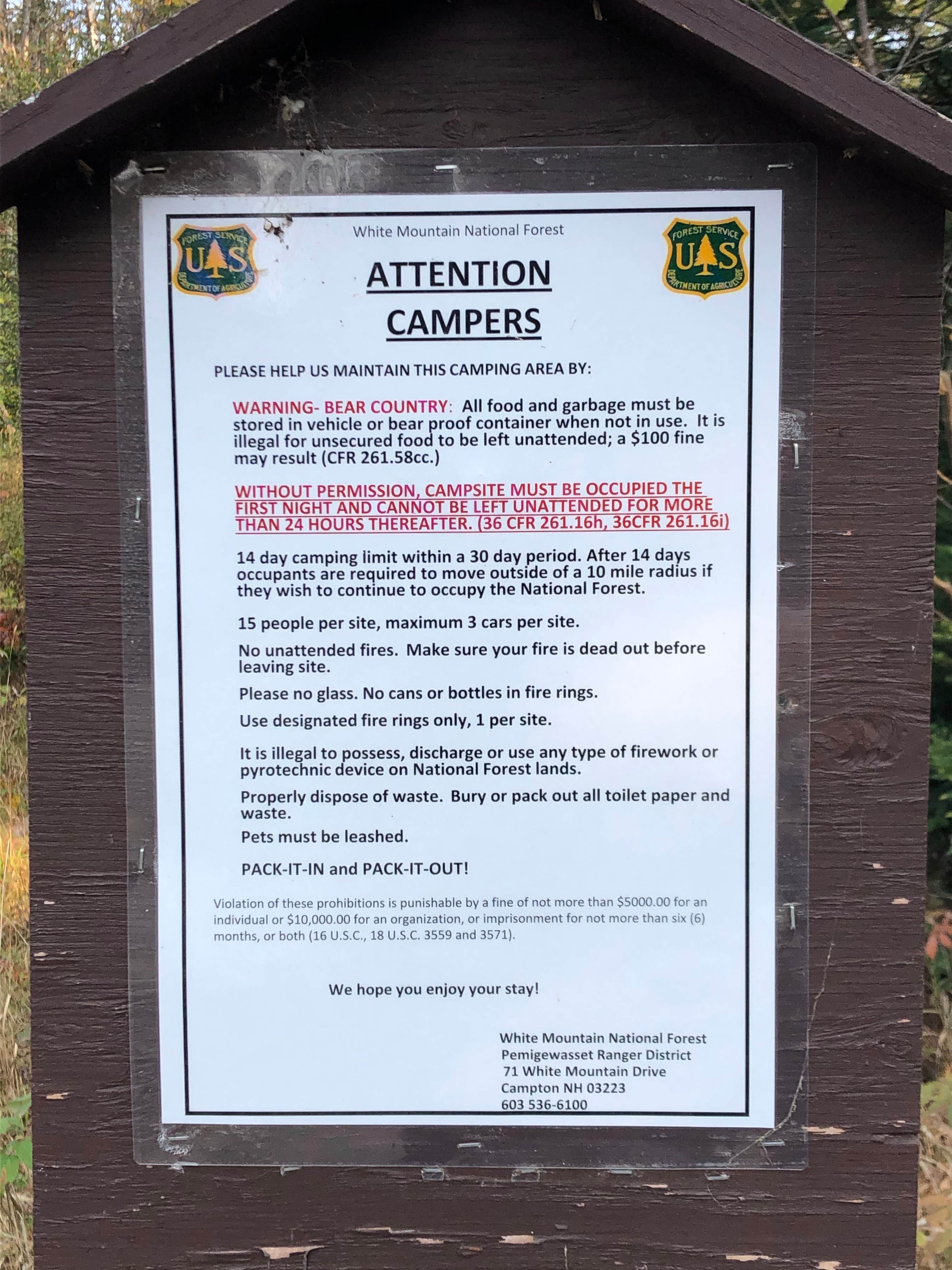 Camper-submitted photo at Cherry Mountain Road Dispersed near Denmark, ME