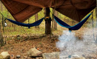 Jessica W.'s photo of tent camping at Pigeon Creek Dispersed in Oklahoma