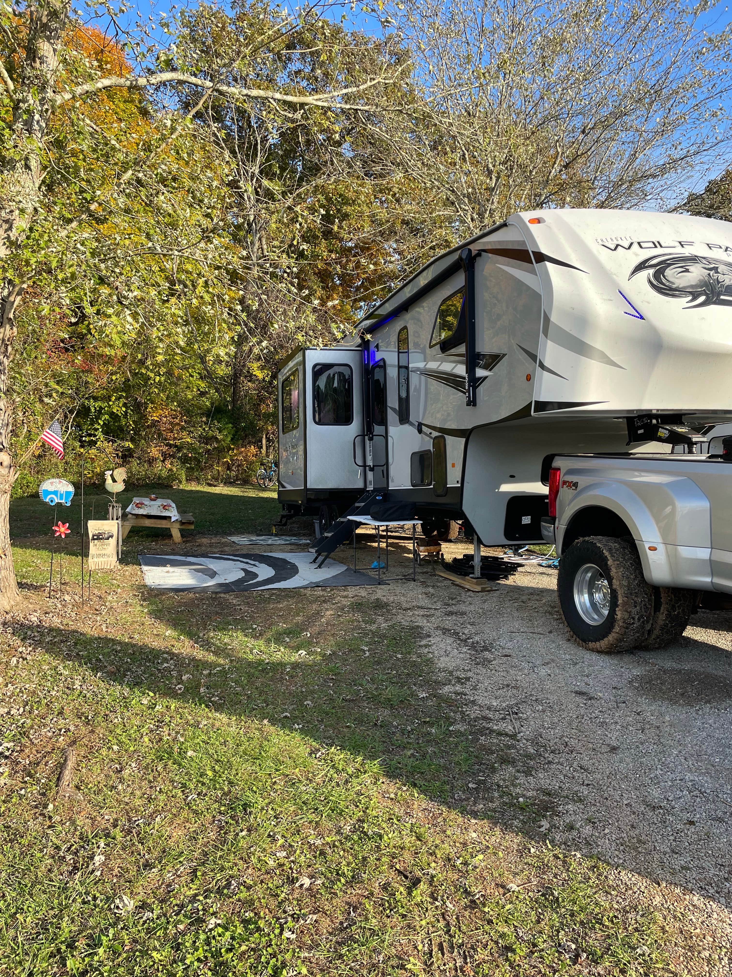 Kimberley's photo of rv camping at Thousand Trails Diamond Caverns RV & Golf Resort near Scottsville, KY