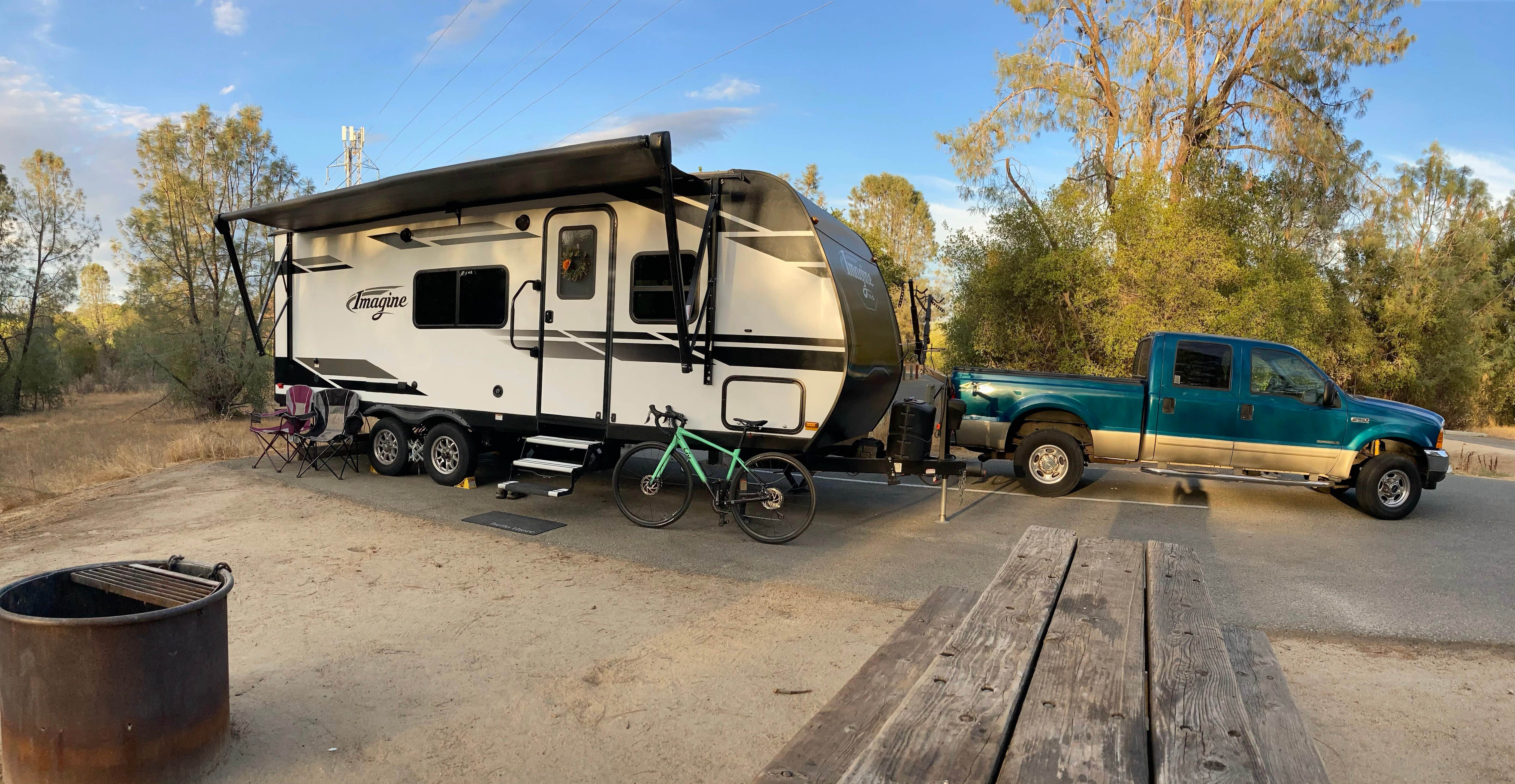 Julia M.'s photo of rv camping at Beals Point Campground — Folsom Lake State Recreation Area near Carmichael, CA