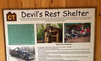 Camping near Nulhegan Confluence Hut: Devil’s Rest Shelter, Stark, New Hampshire