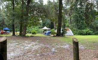 Stuart K.'s photo of tent camping at C Camp Echockotee in Florida