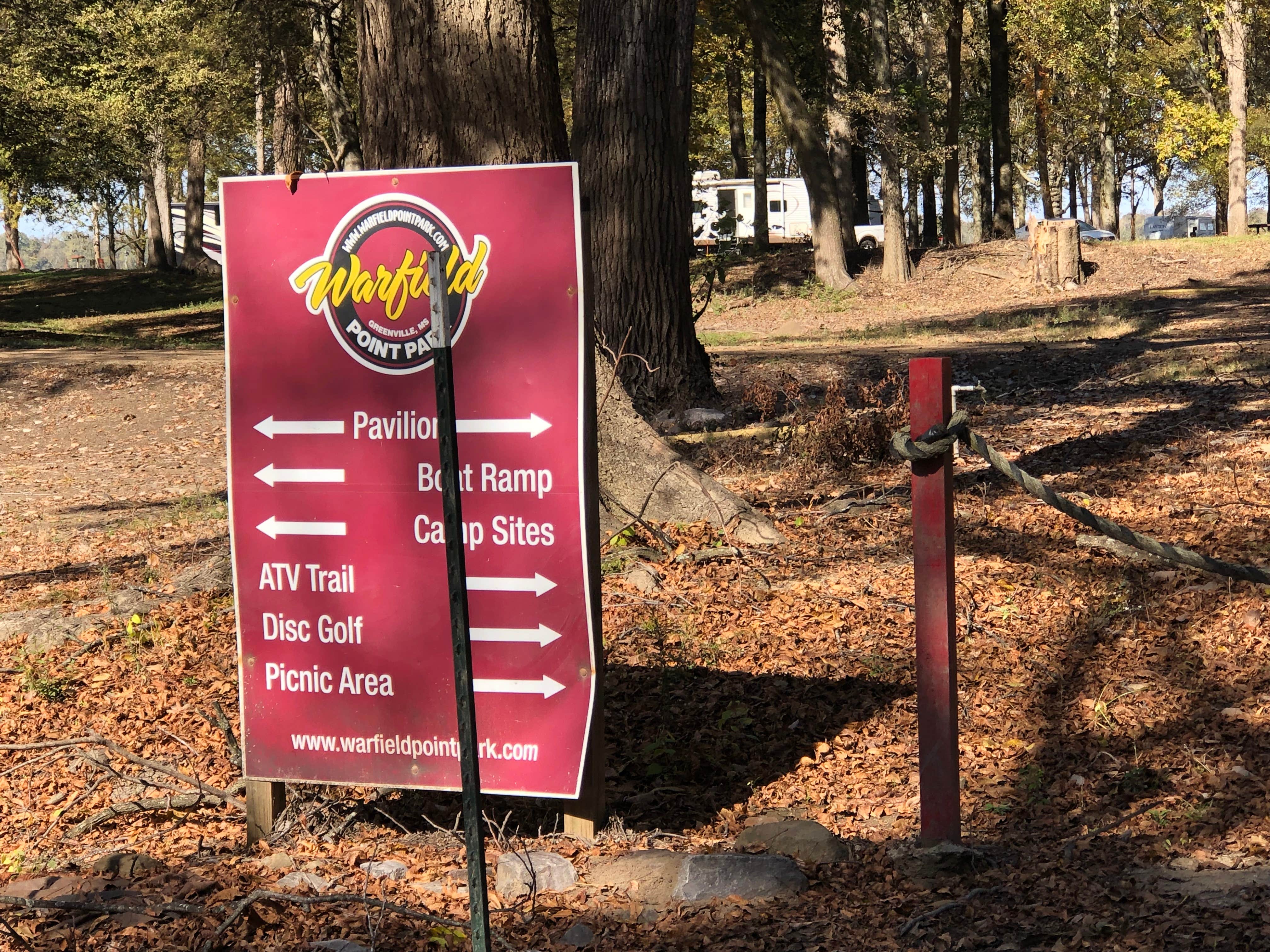 Camper-submitted photo at Warfield Point Park Washington County Park near Hollandale, MS