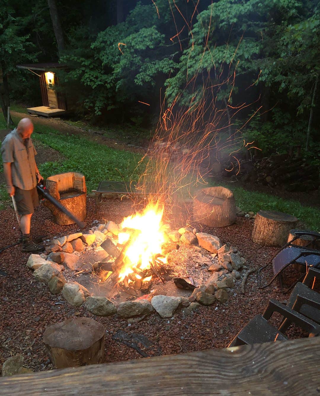 Luke W.'s photo at Boots Off Hostel & Campground near Milligan College, TN