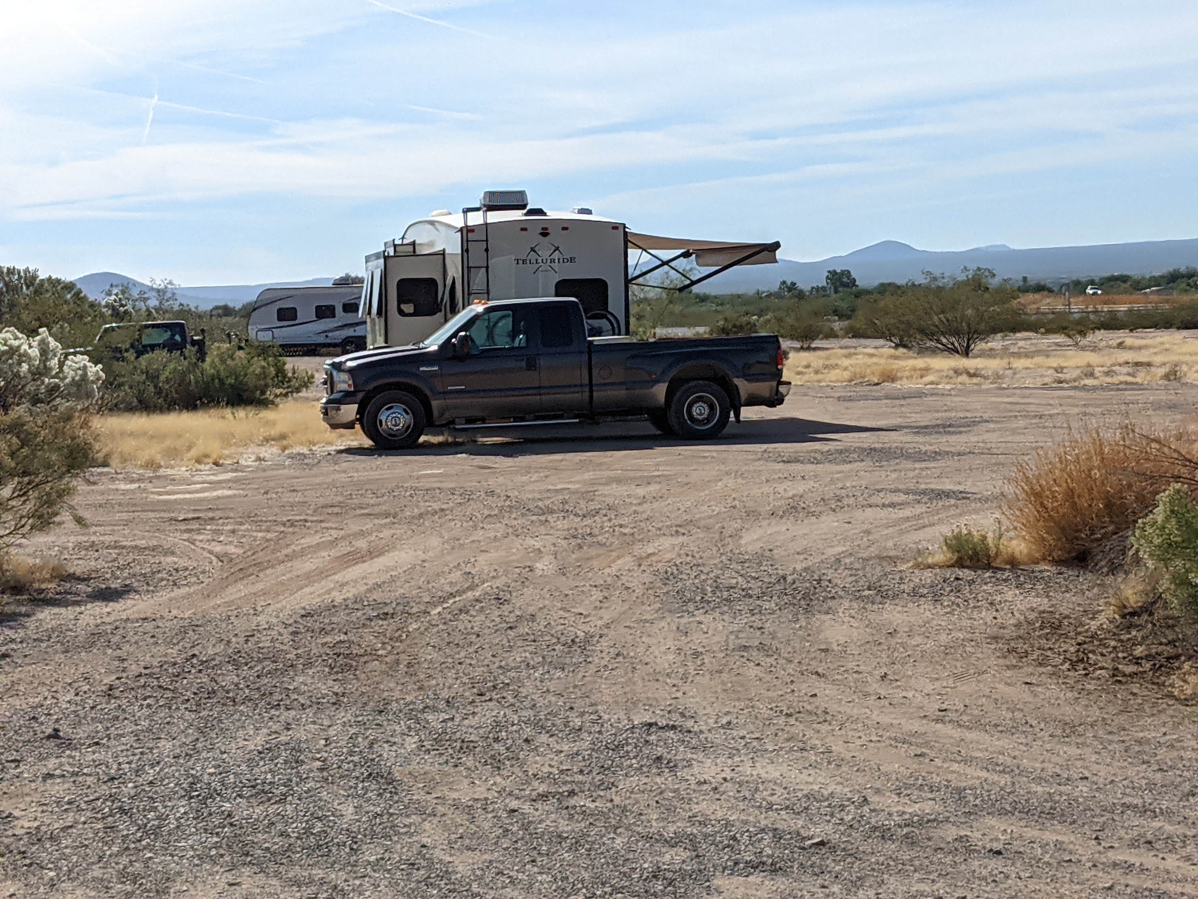 Greg L.'s photo of rv camping at Snyder Hill BLM east - PERMANENTLY CLOSED near Topawa, AZ