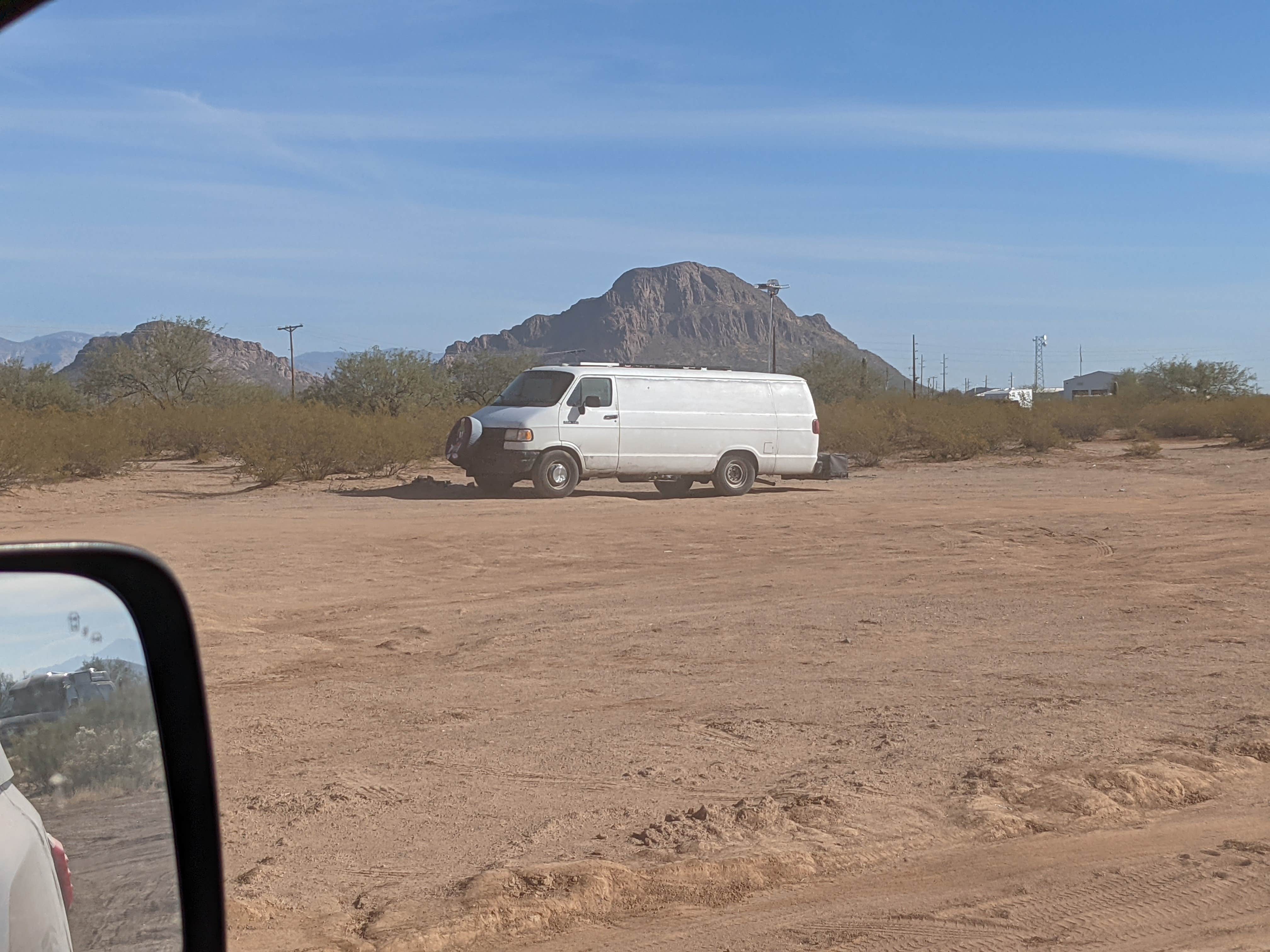 Greg L.'s photo of rv camping at Snyder Hill BLM Camping Area near Topawa, AZ