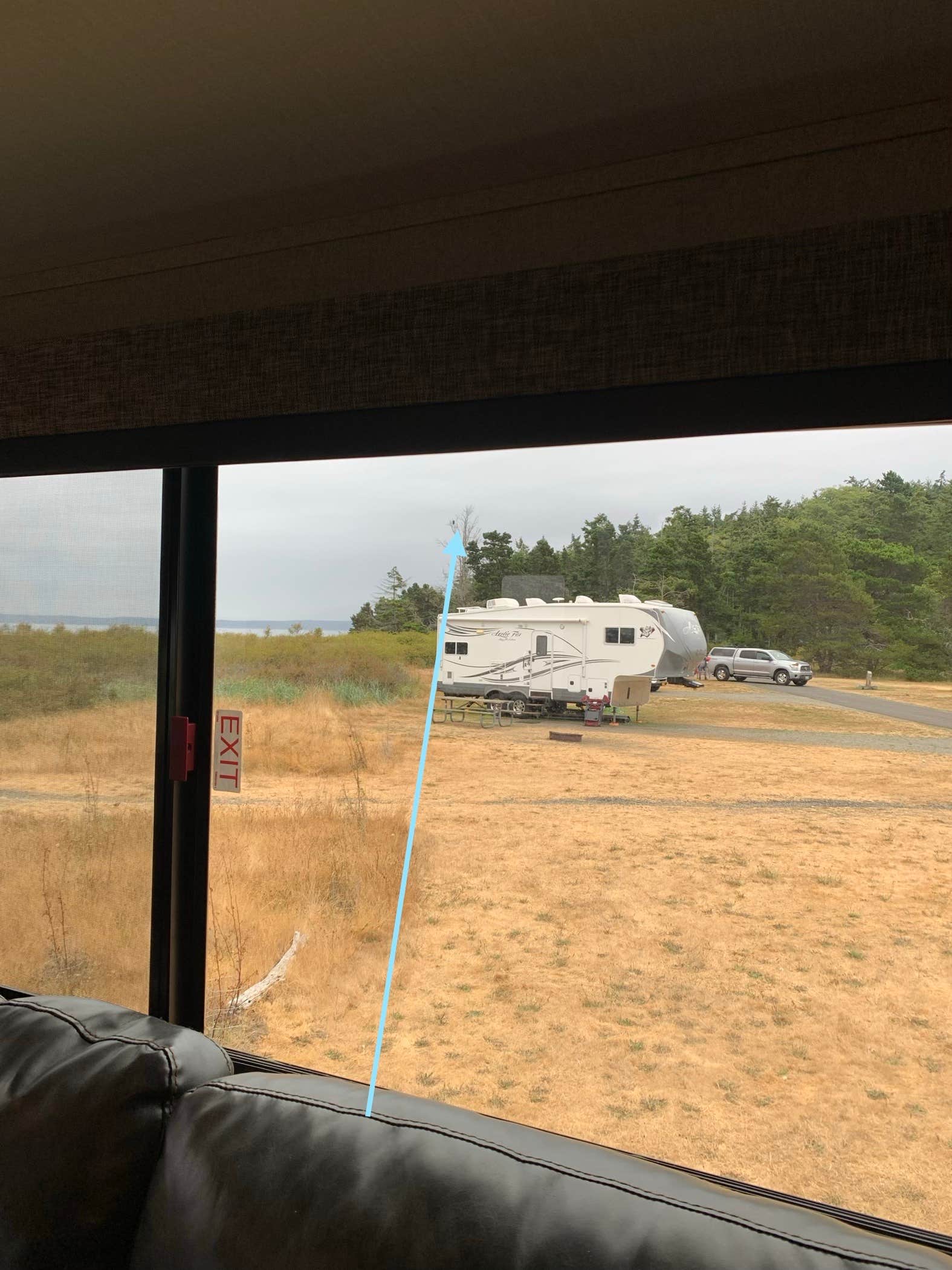 Jen G.'s photo of rv camping at Fort Flagler Historical State Park Campground near Coupeville, WA