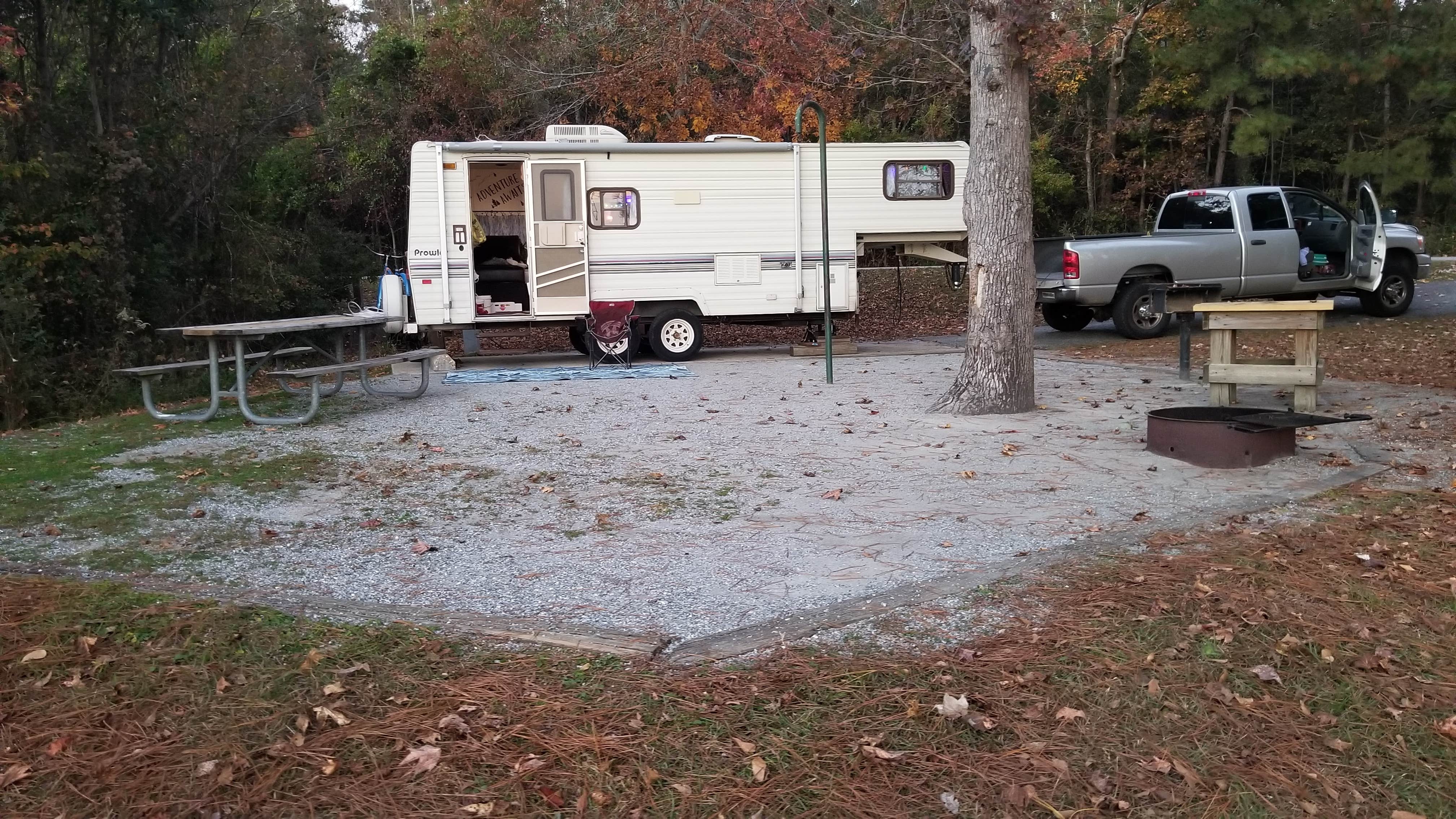 Mimi's photo of rv camping at COE Walter F George Lake White Oak Creek Campground near Abbeville, AL