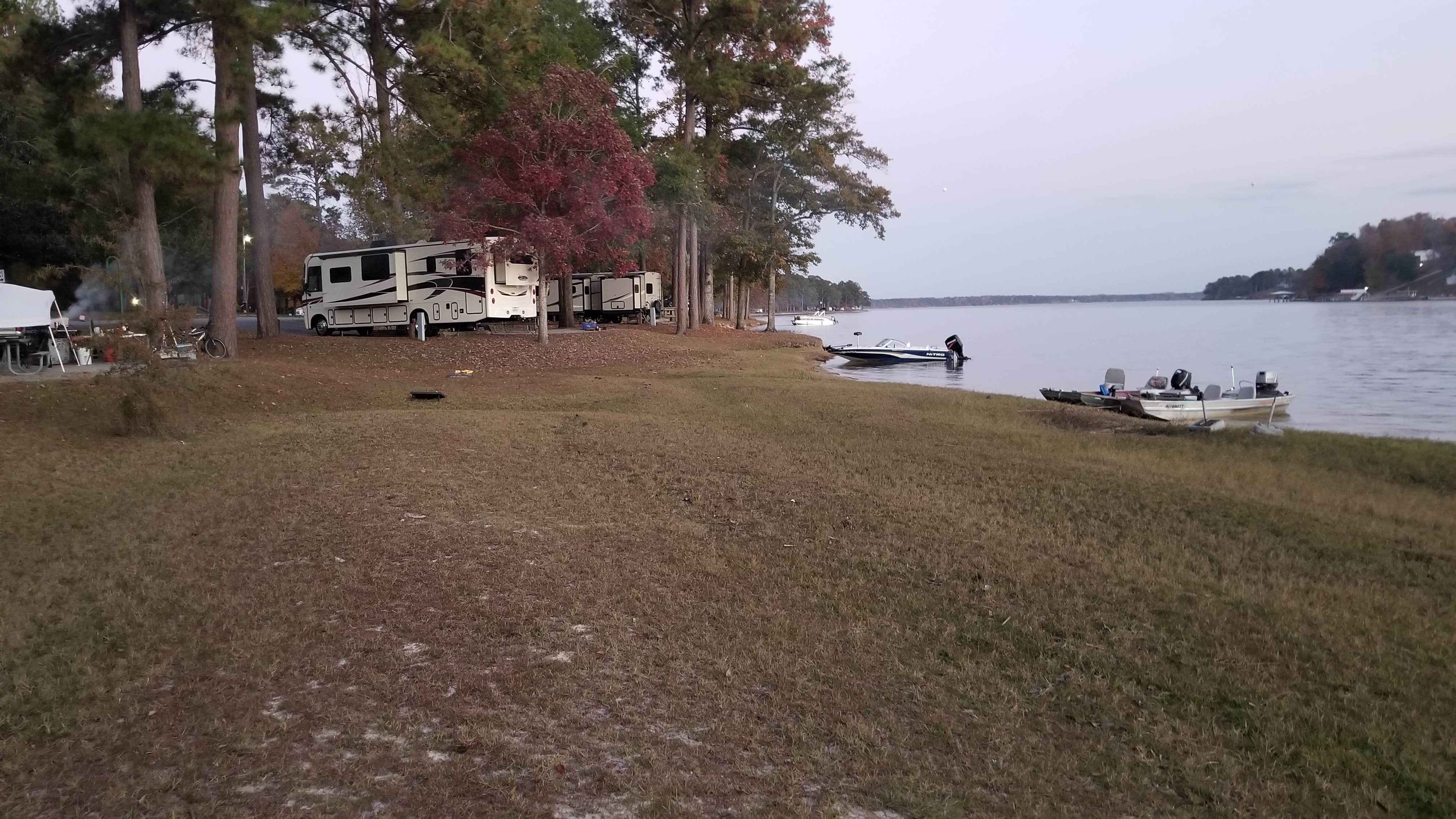 Mimi's photo of rv camping at COE Walter F George Lake White Oak Creek Campground near Abbeville, AL