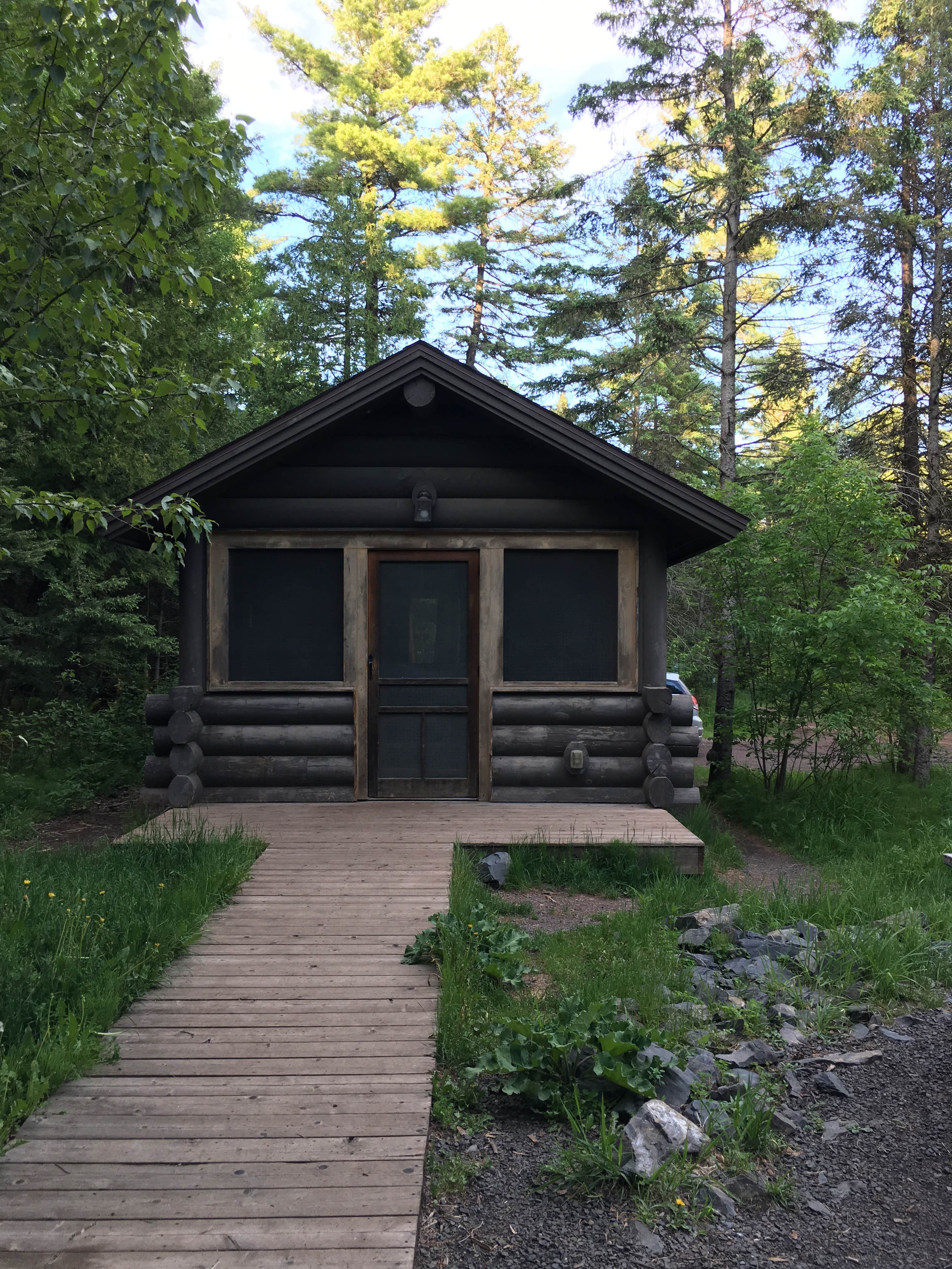 Janet R.'s photo of a cabin at Jay Cooke State Park Campground near Moose Lake, MN
