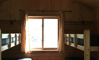 Janet R.'s photo of glamping accommodations at Jay Cooke State Park Campground near Solon Springs, WI