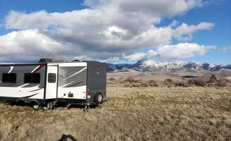Mike E.'s photo of rv camping at Indian Rocks - Dispersed Camping near Lava Hot Springs, ID
