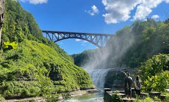 Camping near Quiet Valley: Letchworth State Park Campground, Perry, New York
