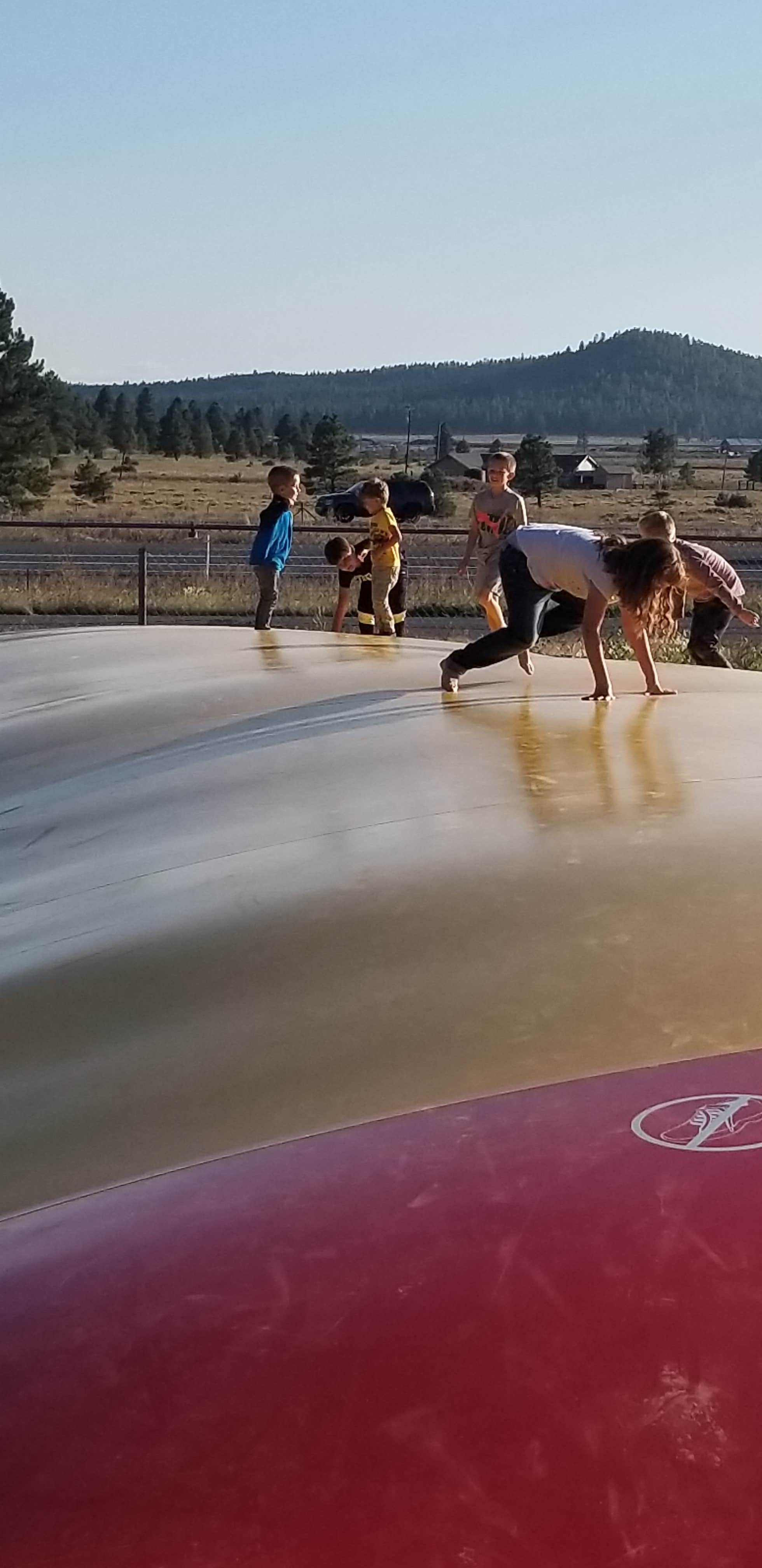 Jeffrey P.'s photo of camping with a horse at Williams-Circle Pines KOA near Cottonwood, AZ