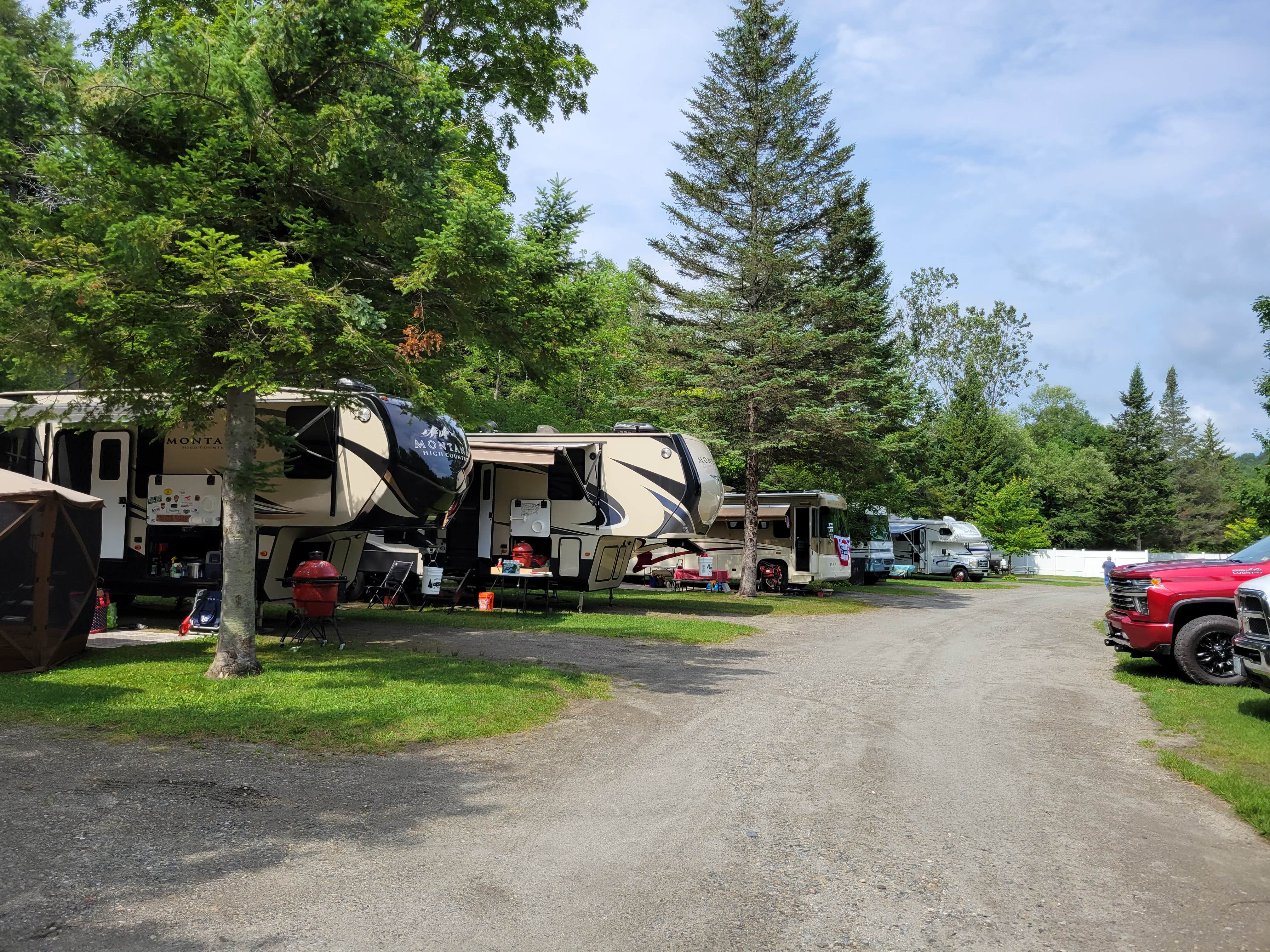 Nancy W.'s photo of rv camping at Moose River Campground near Greensboro Bend, VT