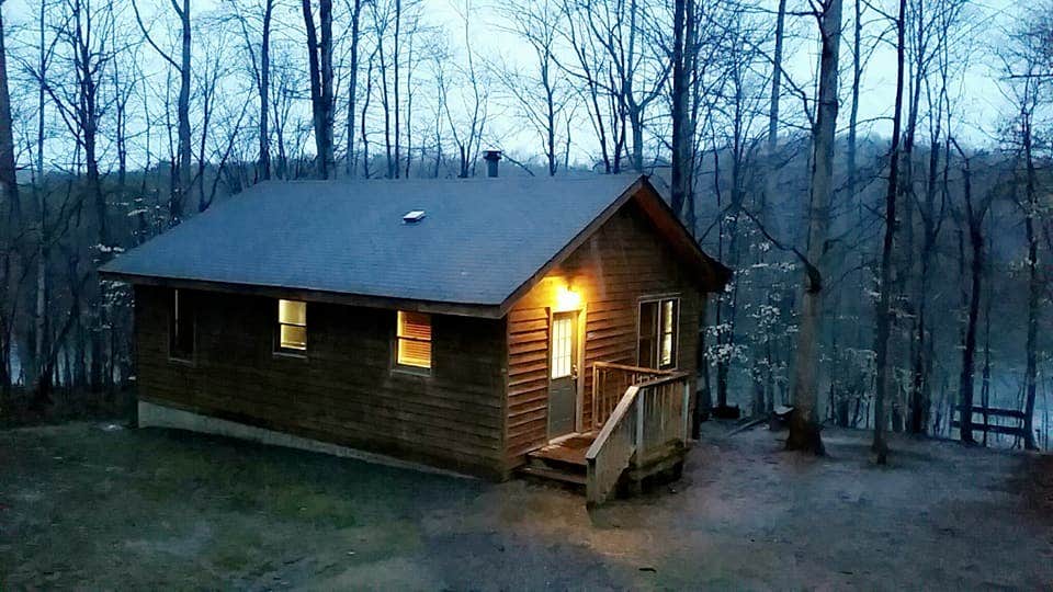 Teresa K.'s photo of a cabin at Smith Mountain Lake State Park Campground near Buchanan, VA