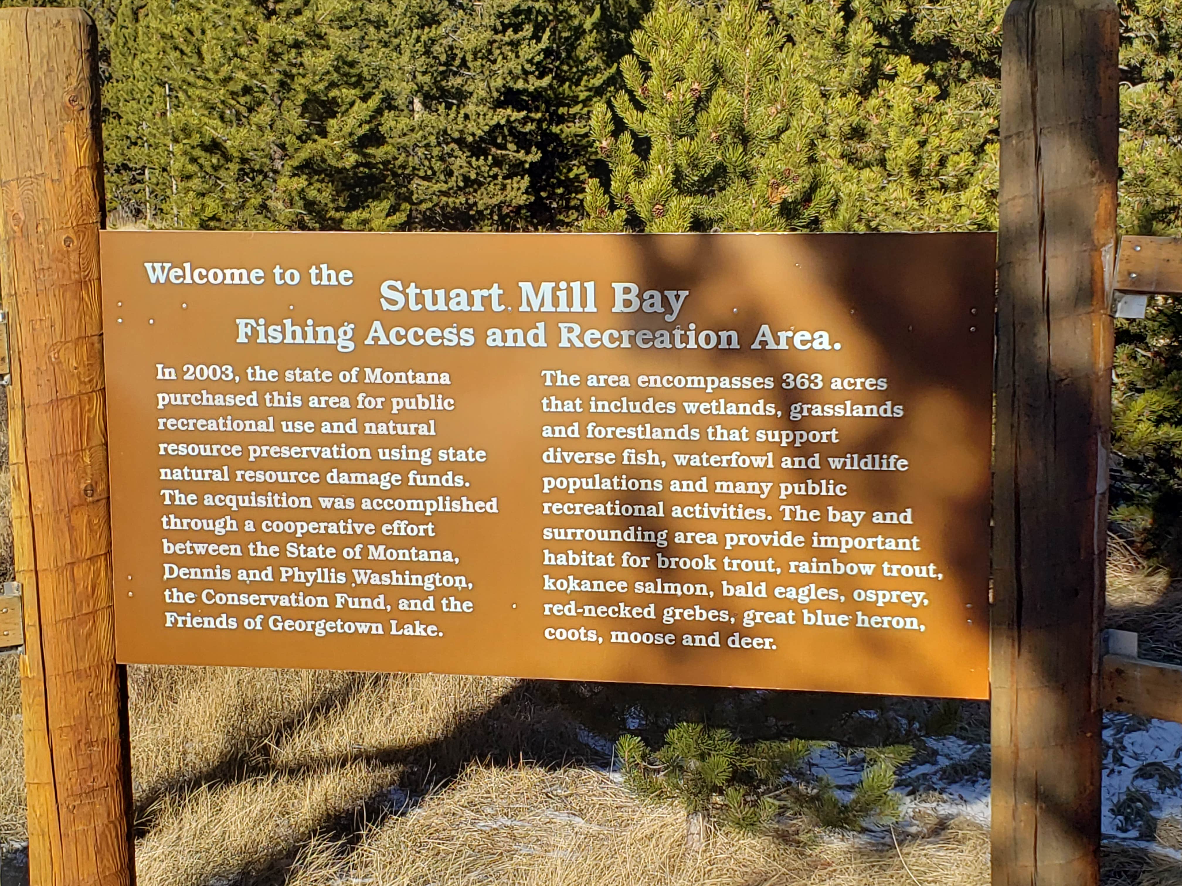 Camper-submitted photo at Stuart Mill Bay near Deer Lodge, MT