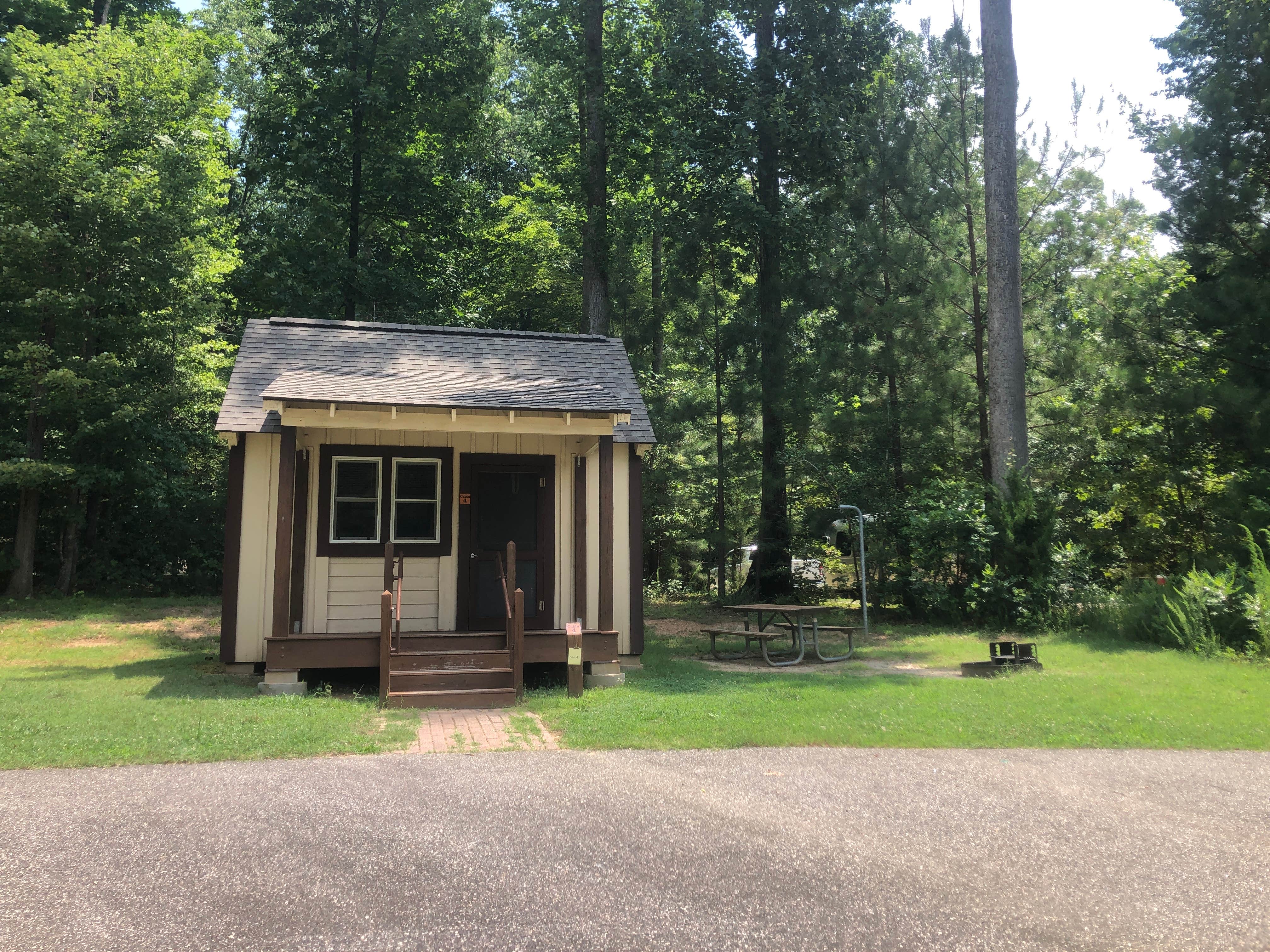RL's photo of glamping accommodations at Pocahontas State Park Campground near New Kent, VA