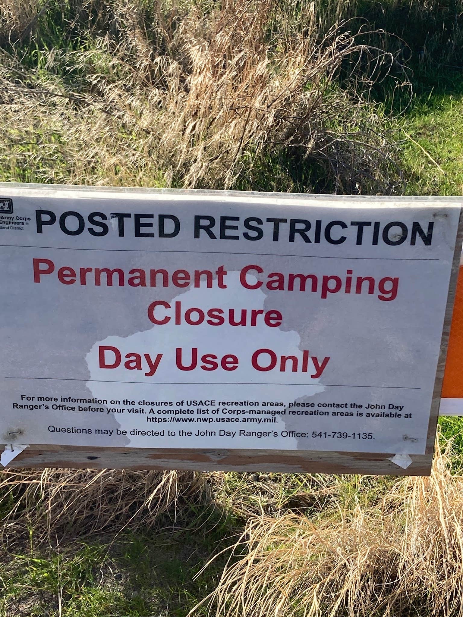 Camper submitted image from Cliffs Park - Columbia River Gorge - PERMANENTLY CLOSED - 1
