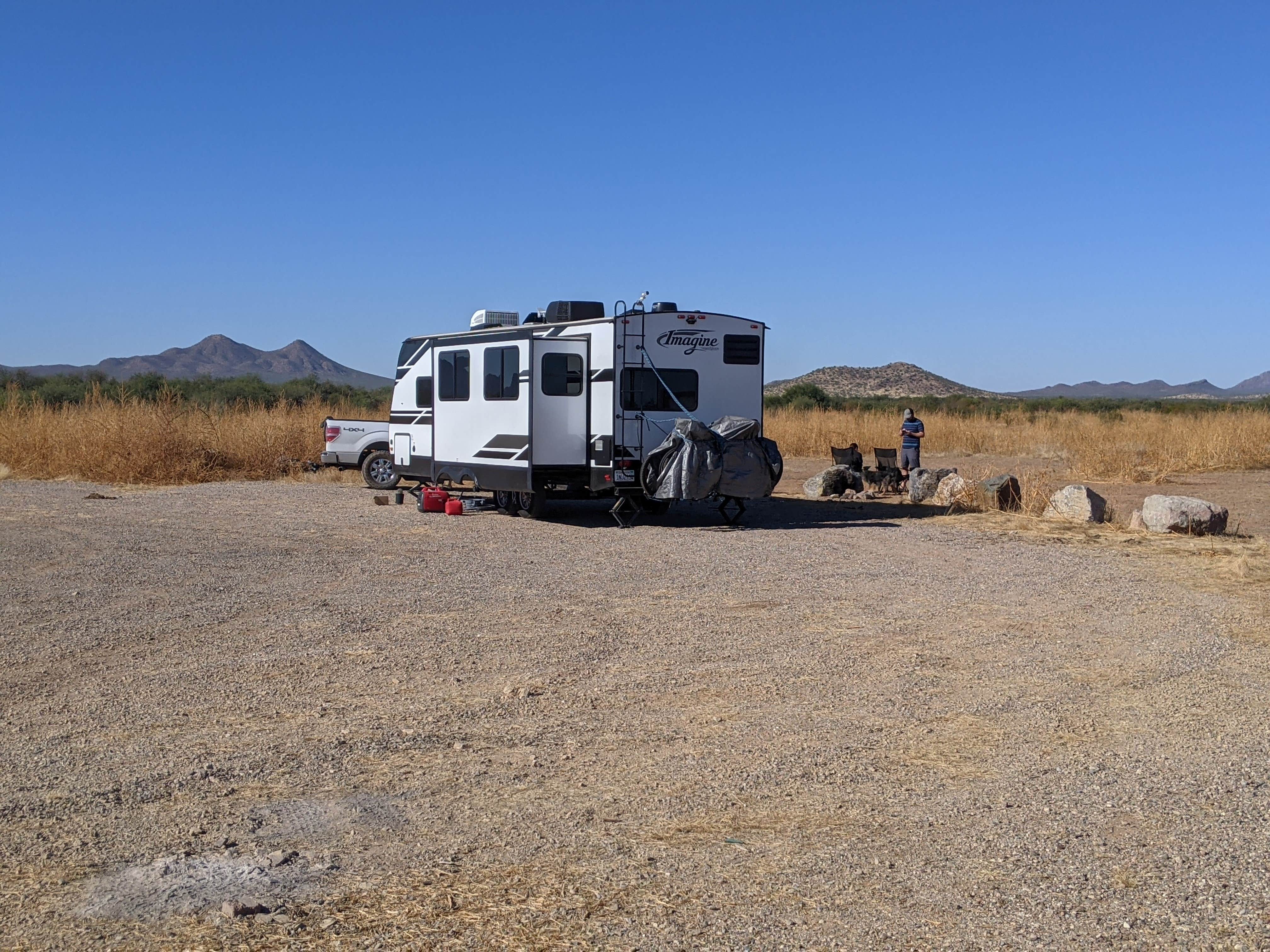 Camper-submitted photo at Ironwood Forest BLM Aqua Blanca dispersed camp near Topawa, AZ