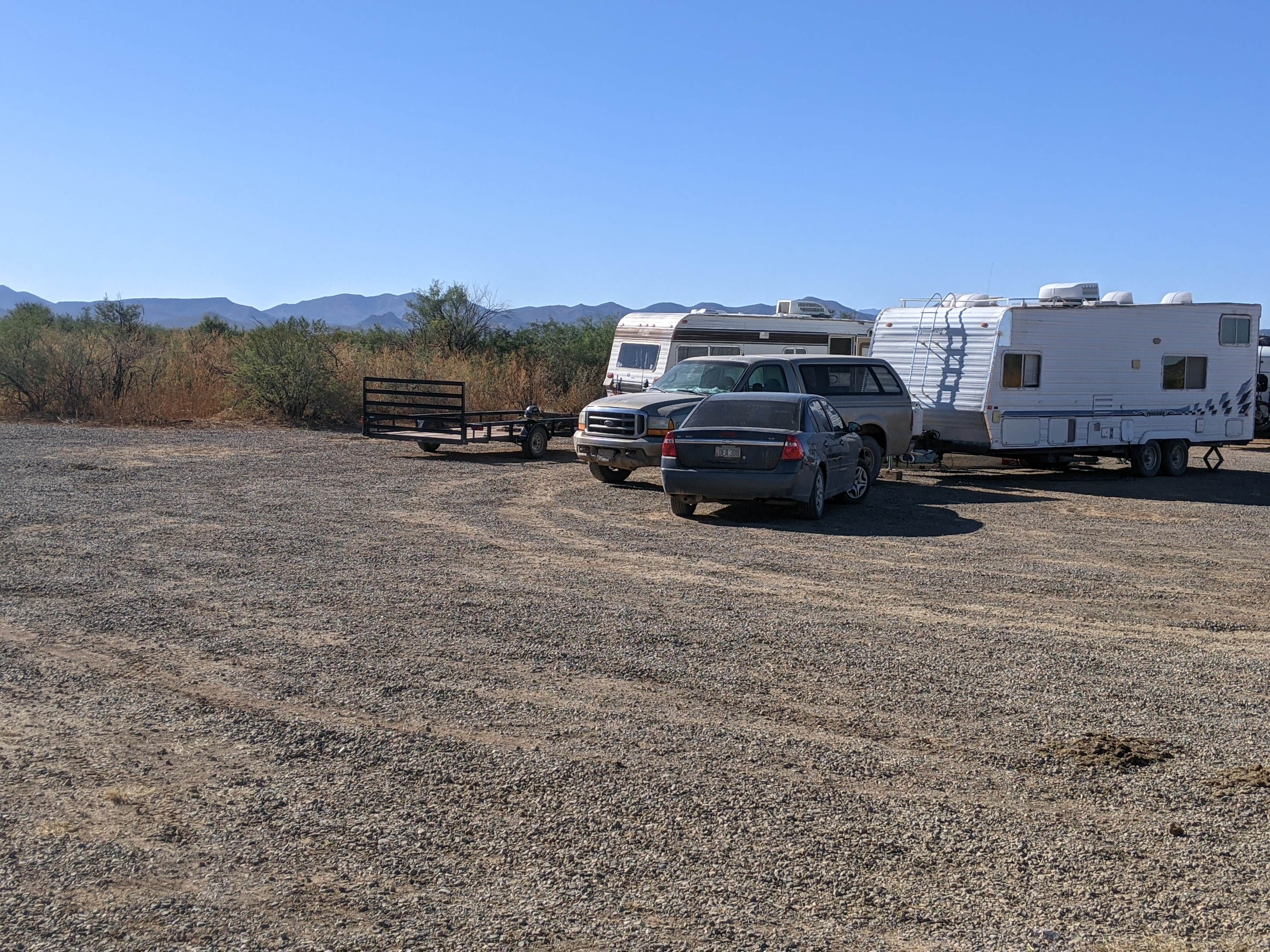 Camper-submitted photo at Ironwood Forest BLM Aqua Blanca dispersed camp near Topawa, AZ