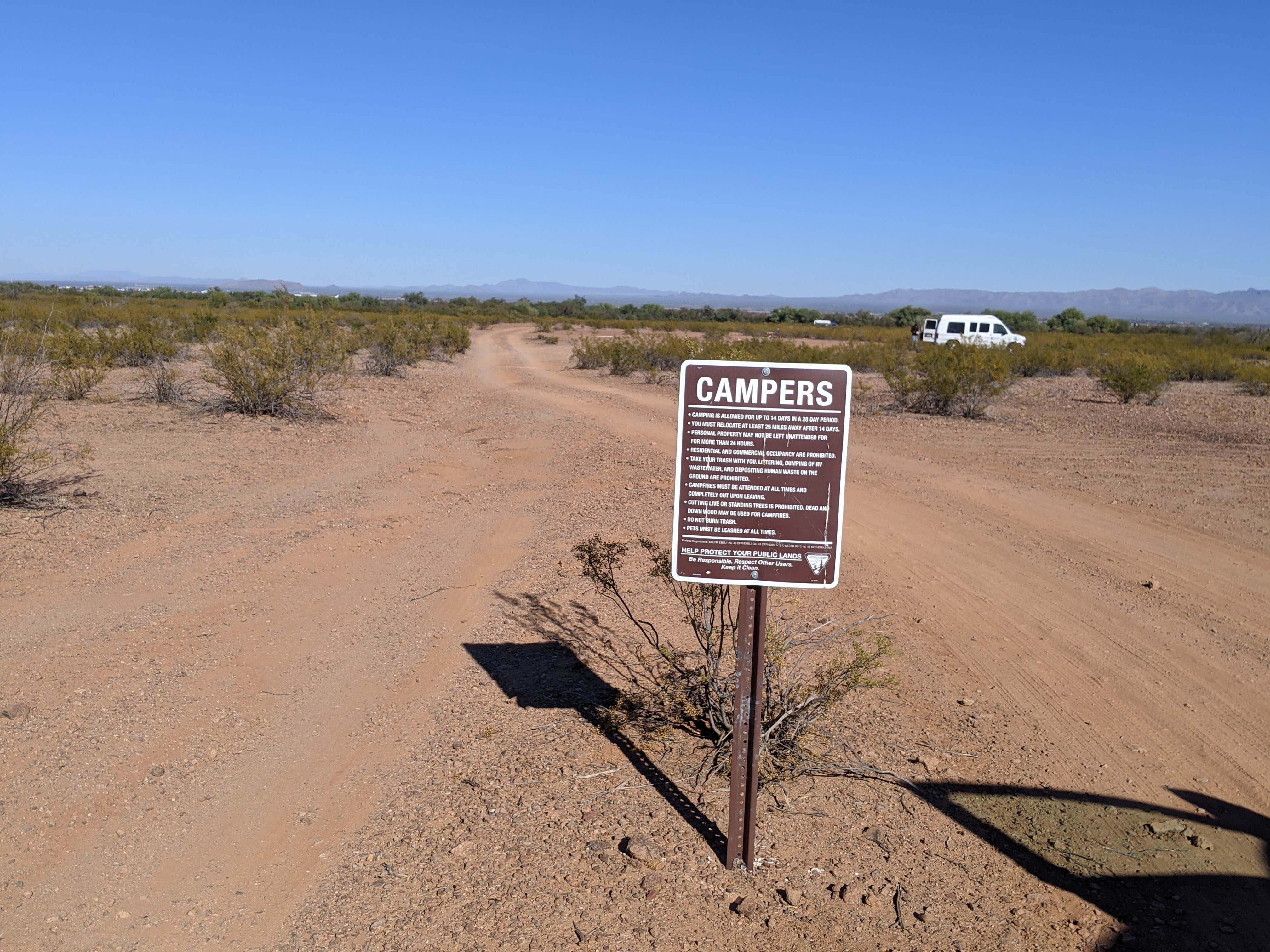 Camper submitted image from Ironwood Forest BLM National Monument Pump Station Dispersed - 3