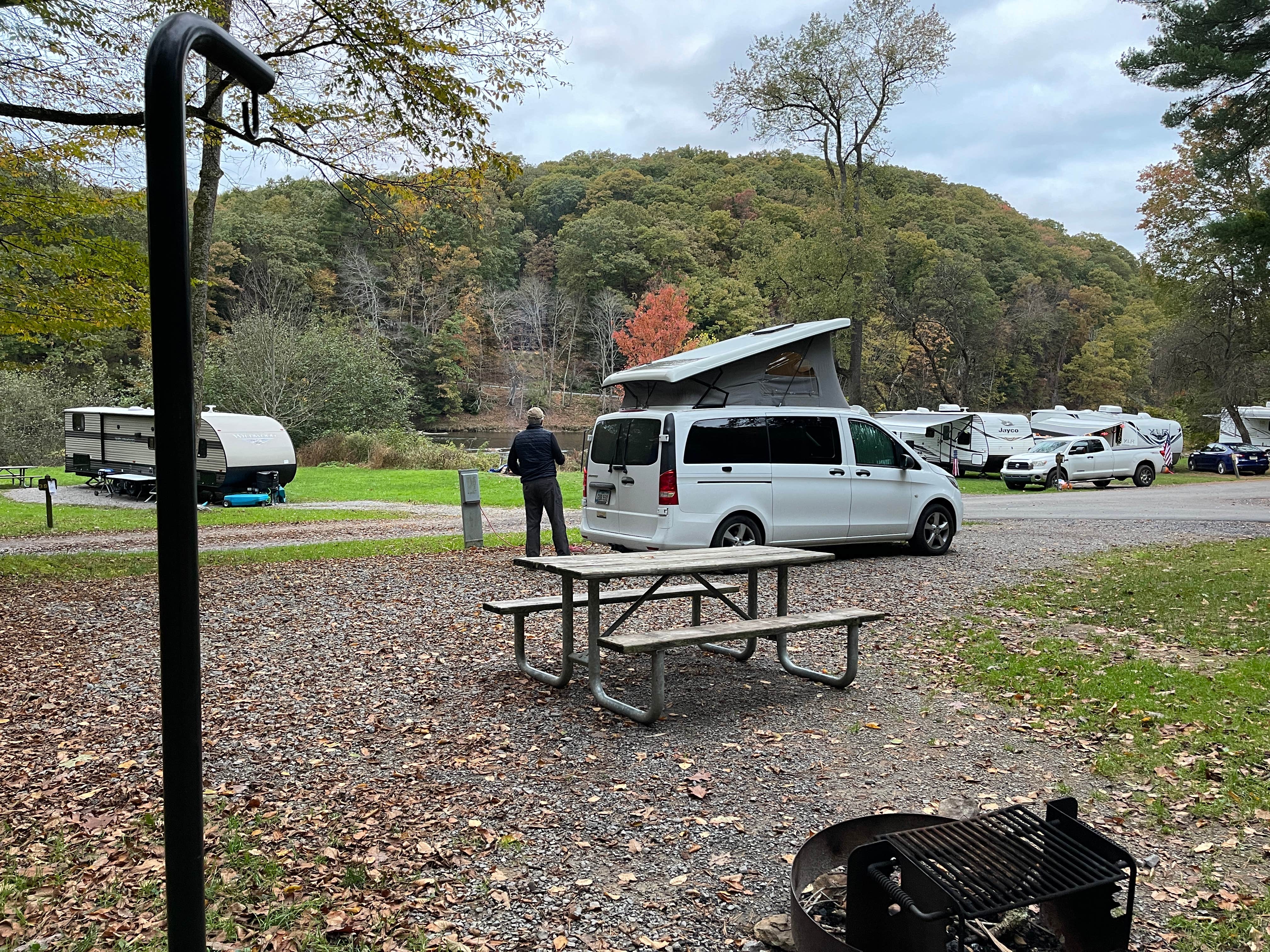 Lee D.'s photo of rv camping at Clear Creek State Park Campground near Marienville, PA