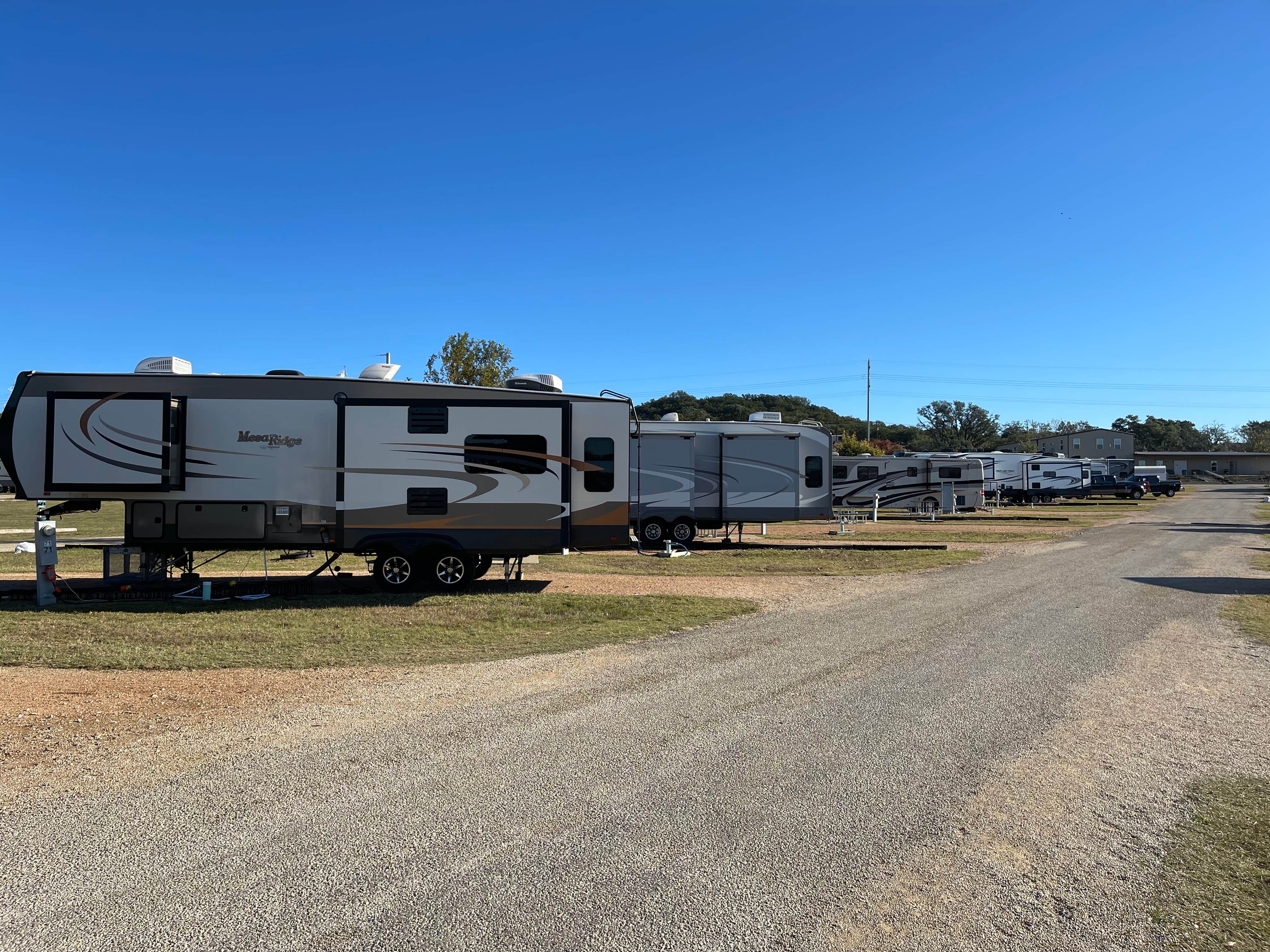 Gus S.'s photo of rv camping at The Vineyards of Fredericksburg RV Park near Stonewall, TX