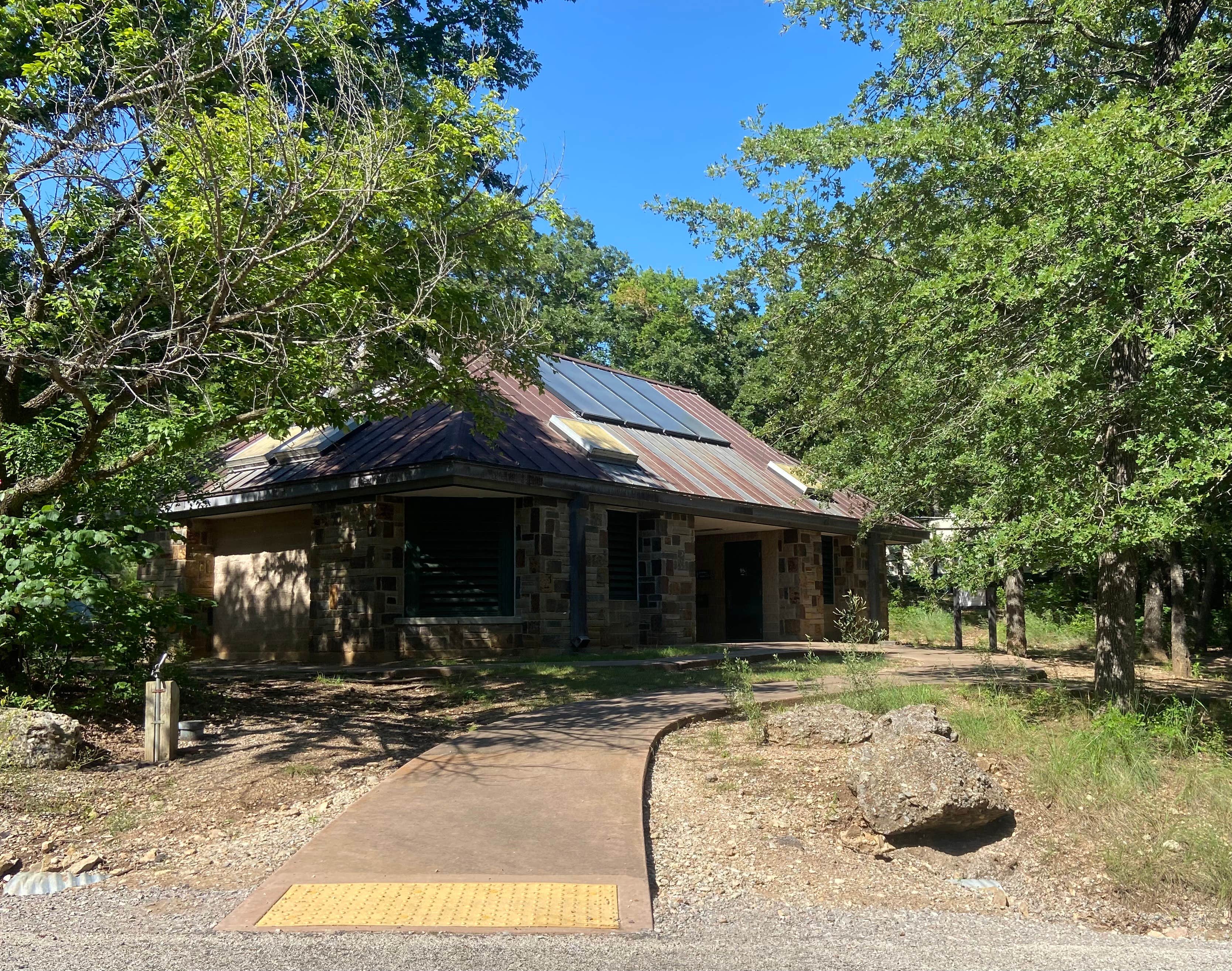Dave V.'s photo of glamping accommodations at Buckhorn Campground Loop C — Chickasaw National Recreation Area near Tishomingo, OK