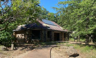 Dave V.'s photo of glamping accommodations at Buckhorn Campground Loop C — Chickasaw National Recreation Area near Pottsboro, TX