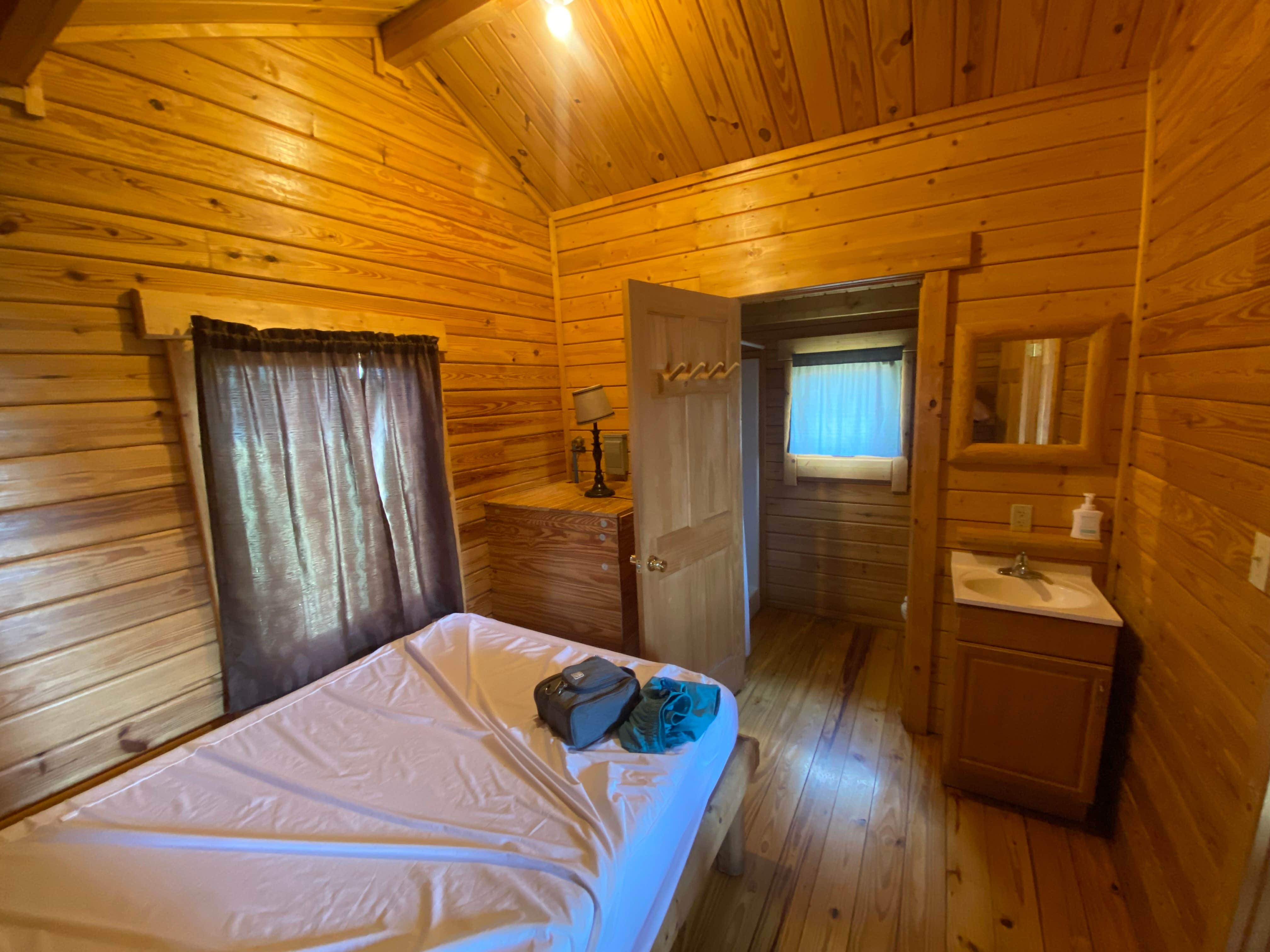 Dave V.'s photo of glamping accommodations at Lake Elmer Thomas Recreation Area near Lone Wolf, OK