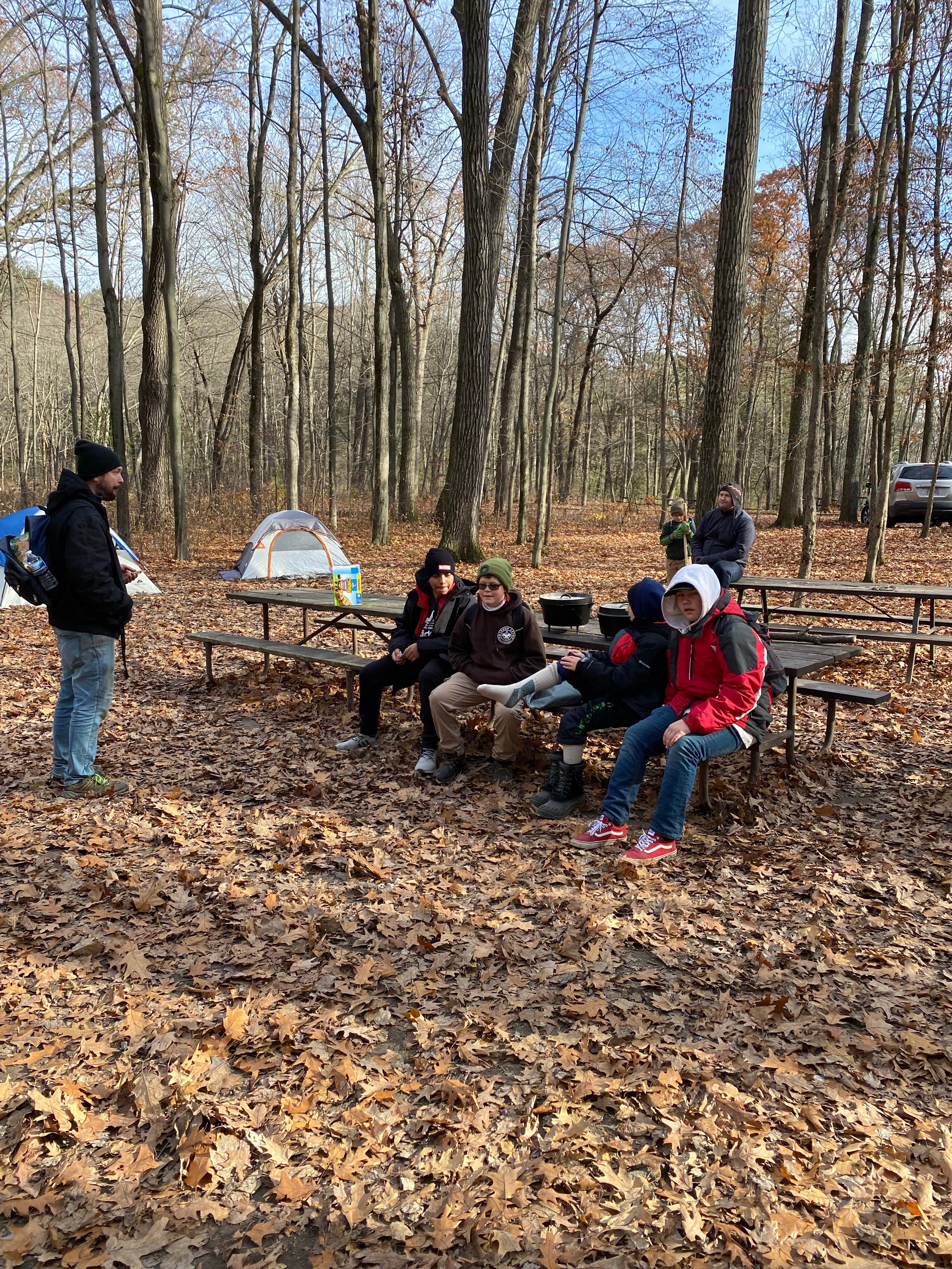 Camper-submitted photo at Devils Lake State Park Group Campground — Devils Lake State Park near Prairie du Sac, WI