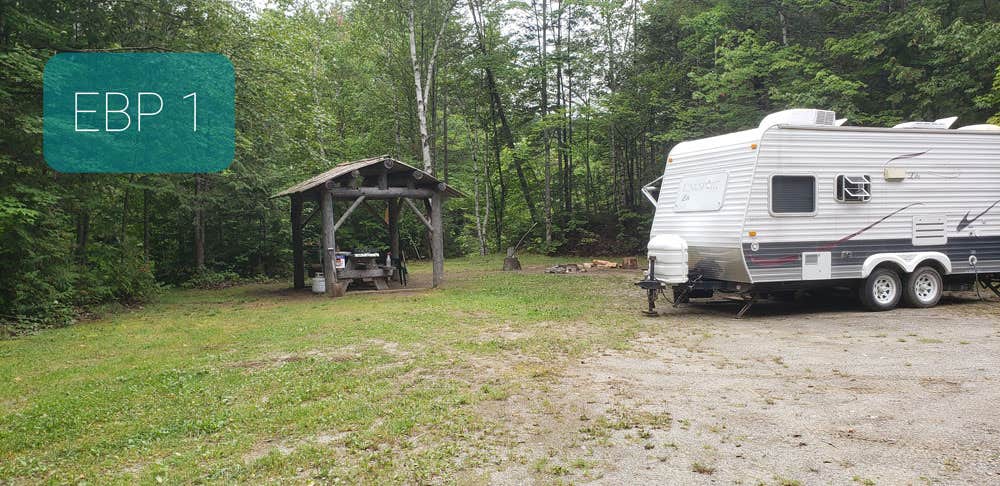 Jean C.'s photo of rv camping at East Branch Pleasant River in KI Jo Mary Multi-use Forest near Brownville Junction, ME
