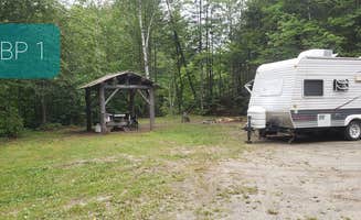 Jean C.'s photo of rv camping at East Branch Pleasant River in KI Jo Mary Multi-use Forest near Stacyville, ME