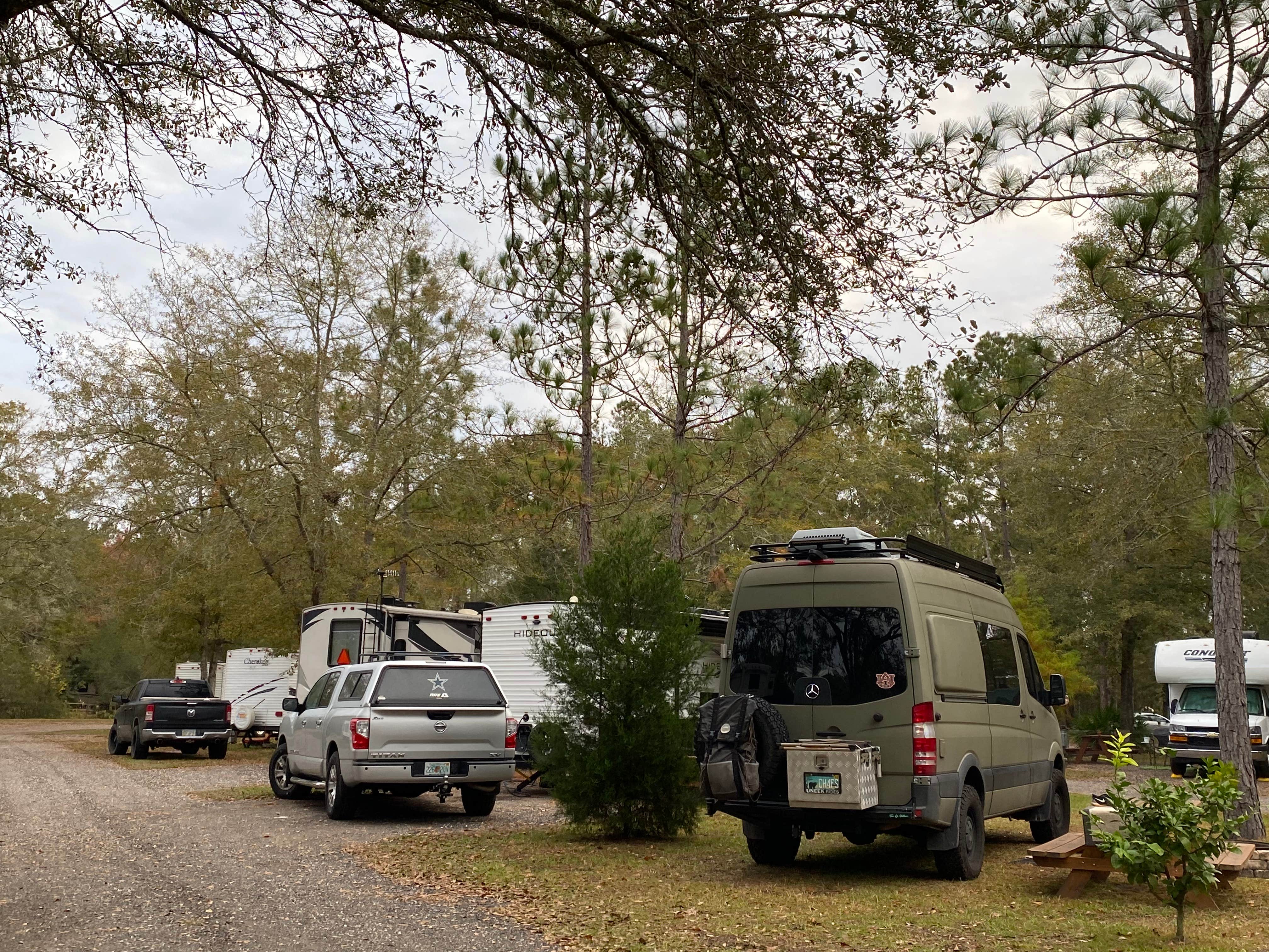 Stuart K.'s photo of rv camping at Okefenokee Pastimes Cabins and Campground near Hilliard, FL