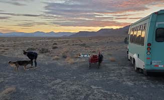 Connor N.'s photo of camping with pets at Rishel Mountain Dispersed Sites near West Wendover, NV
